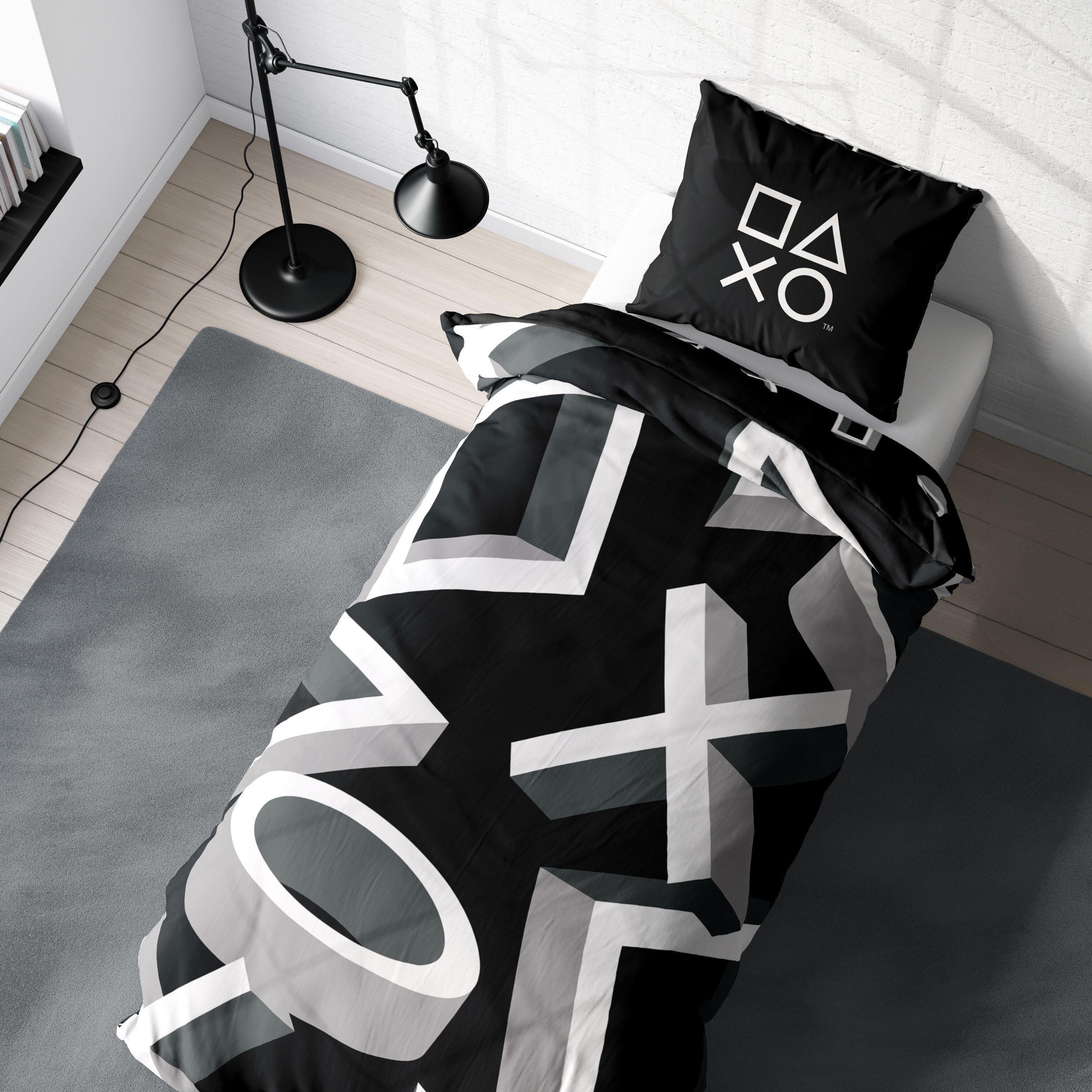 MTOnlinehandel Bettwäsche Playstation Icons, das perfekte Geschenk, Mikrofa günstig online kaufen