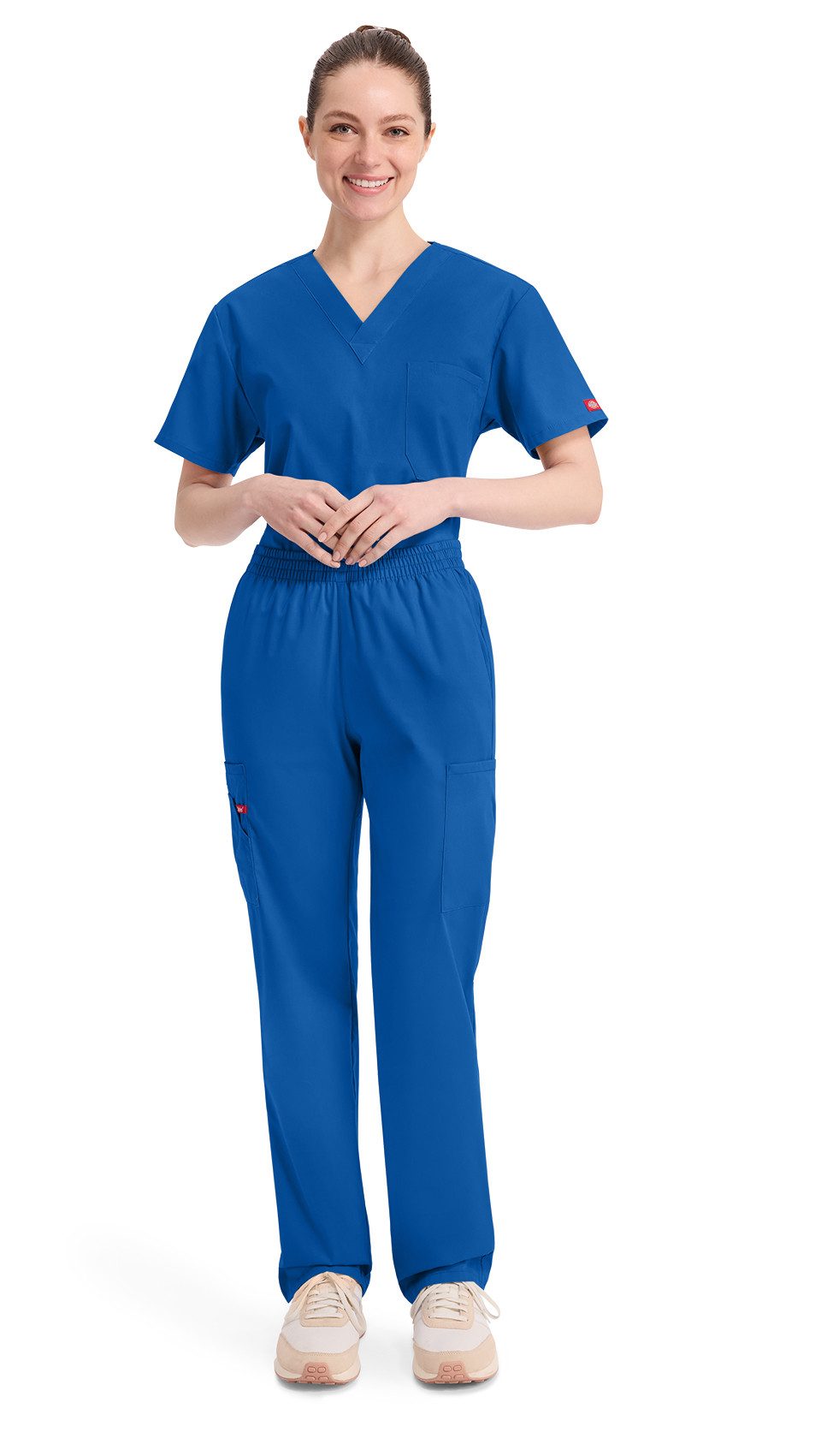 Dickies Schlupfhose, Unisex OP Hose mit Gummibund, Pflegehose, EDS Every Day Scrubs mit Cargotaschen