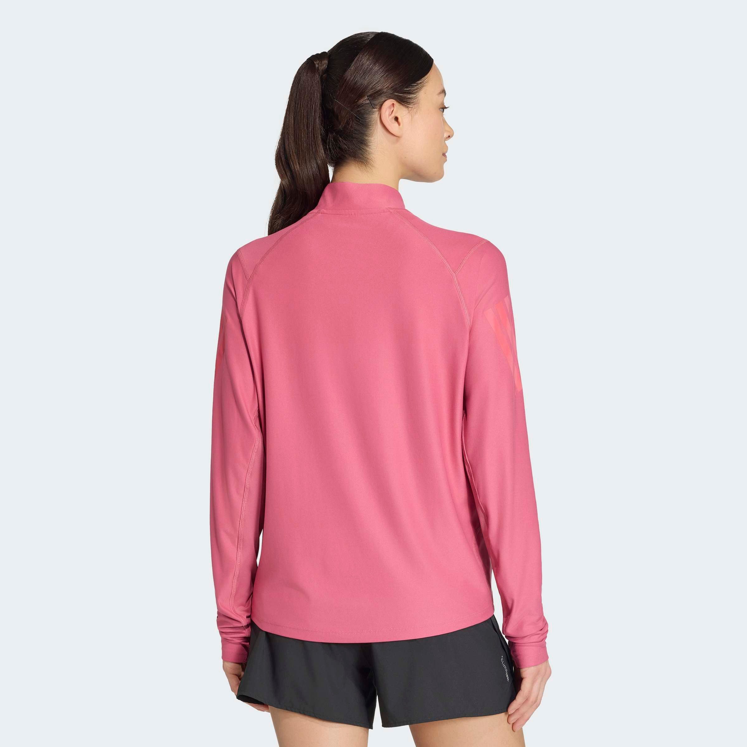 adidas Performance Laufshirt ADI365 ICONIC RUNNING MIT REISSVERSCHLUSS BIS ZUR BRUST