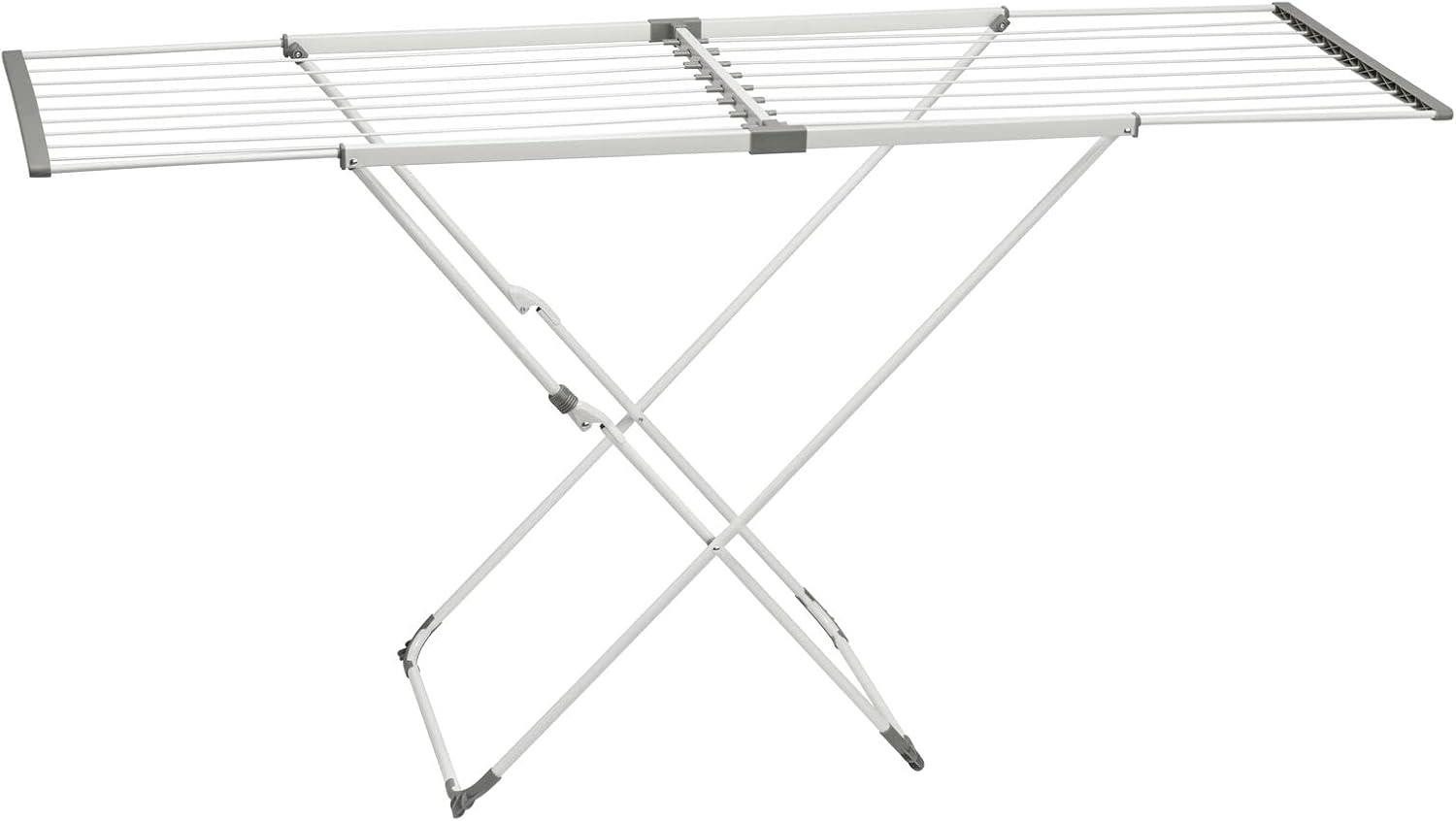 Badaccessoire-Set mDesign Wäscheständer Flügelwäscheständer Standtrockner ausziehbar M