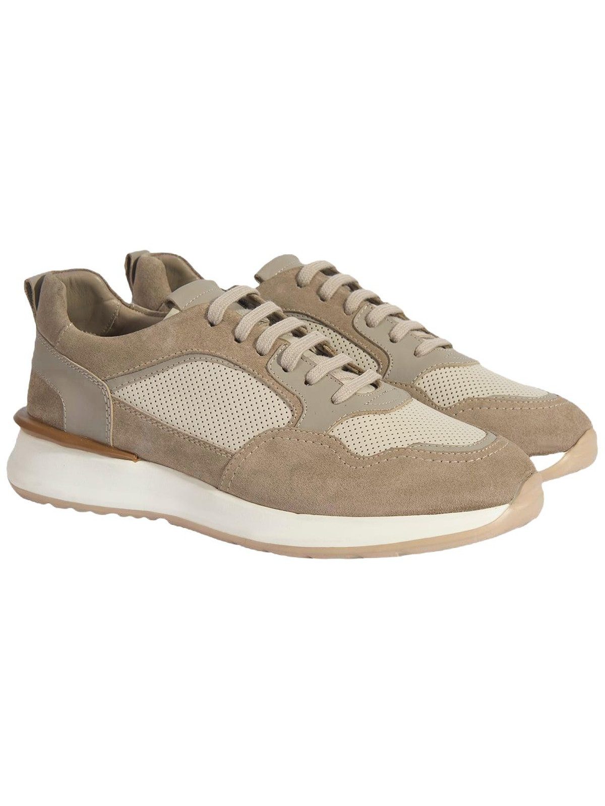 Herren-Sneaker aus Wildleder – Elastische Schnürsenkel, atmungsaktiv Daunenschuh