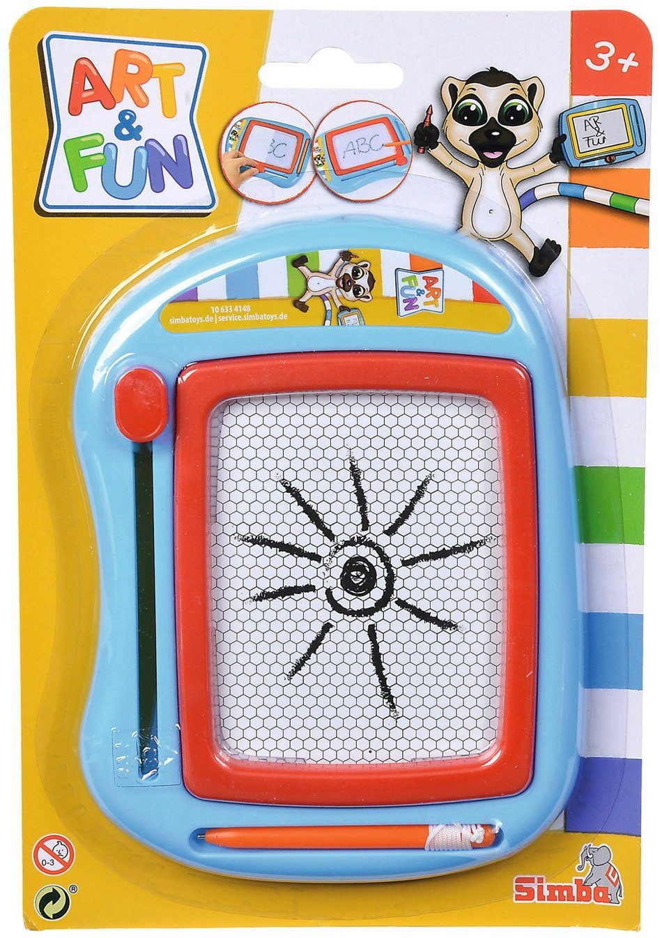 SIMBA Tafel Spielzeug Malen ART & FUN Magnet kleine Zeichentafel 106334148 günstig online kaufen