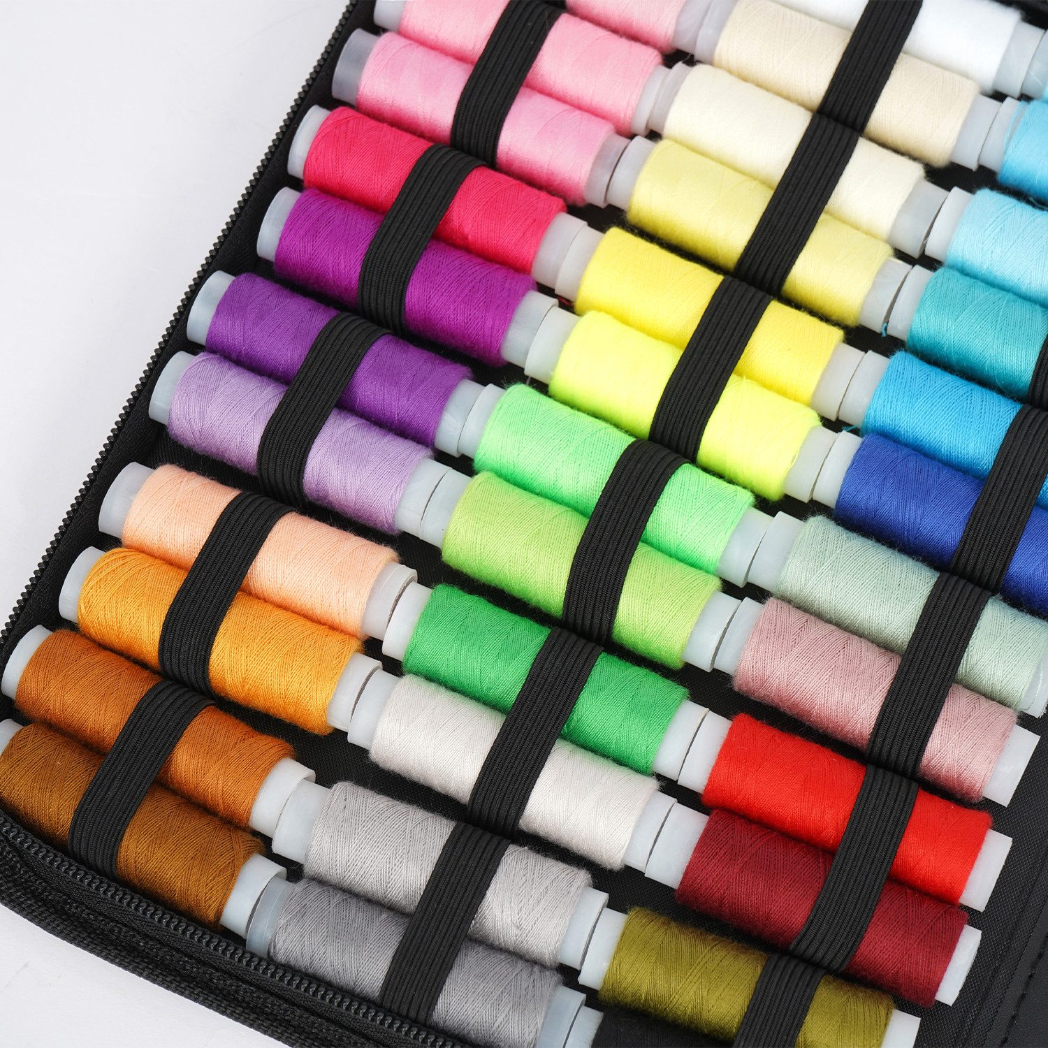OSTWOLKE Nähkästchen großes Nähset für Erwachsene, 200 Nähzubehör, 43 Garnspulen, 30 Nadeln, für Anfänger, Notfall, Reisen, Zuhause, Schule und DIY Geschenk