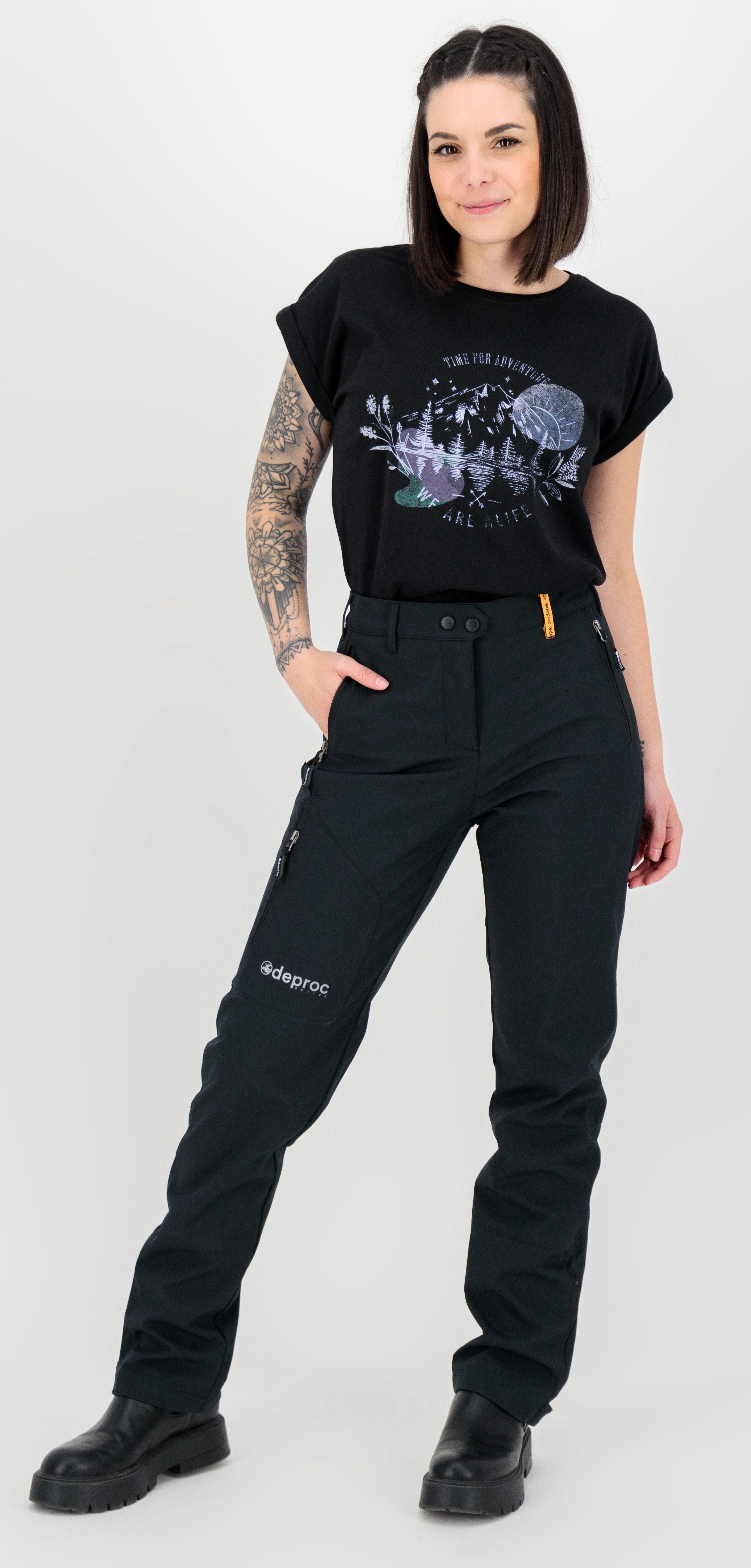DEPROC Active Softshellhose STERLING WOMEN auch in Großen Größen erhältlich