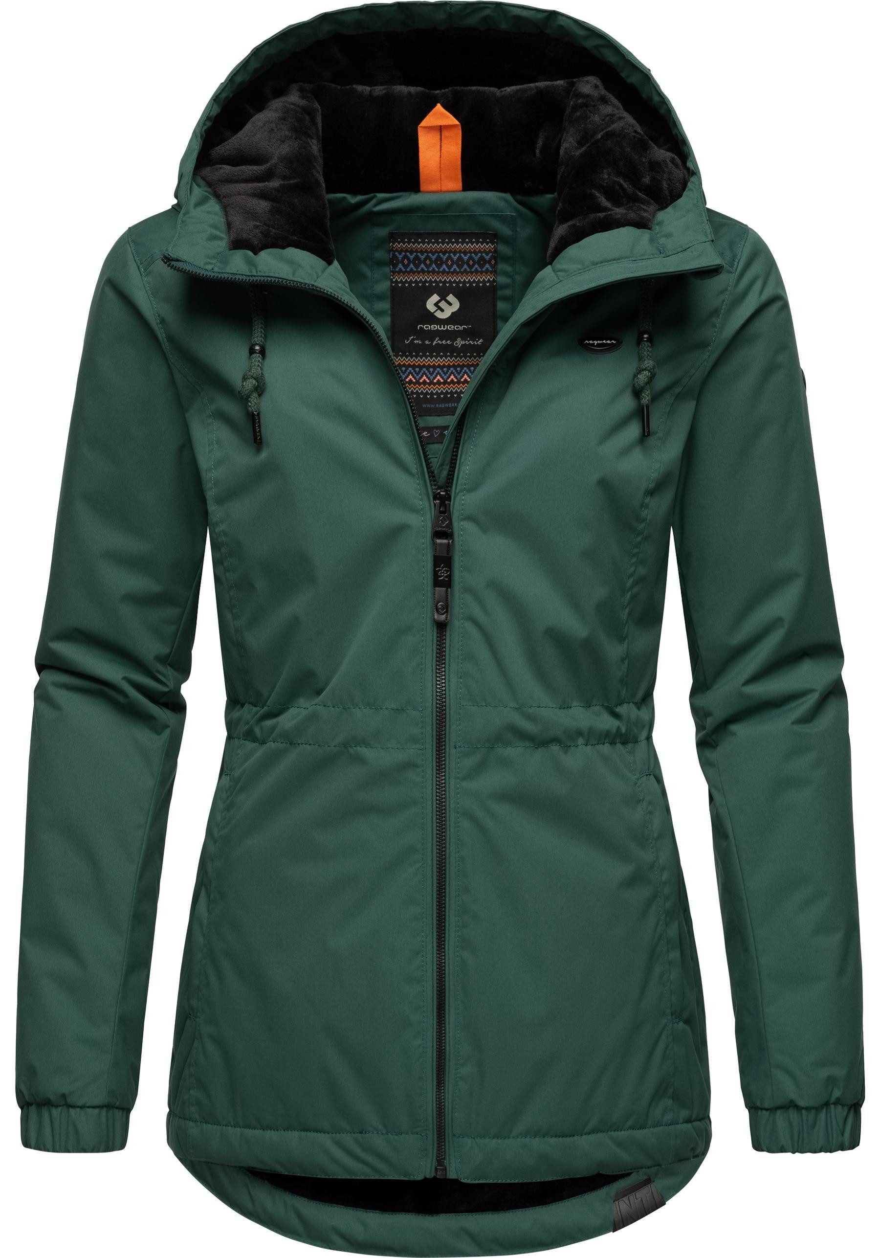Ragwear Winterjacke Dankka Warm Wasserdichte weiche Damen Jacke für den Winter