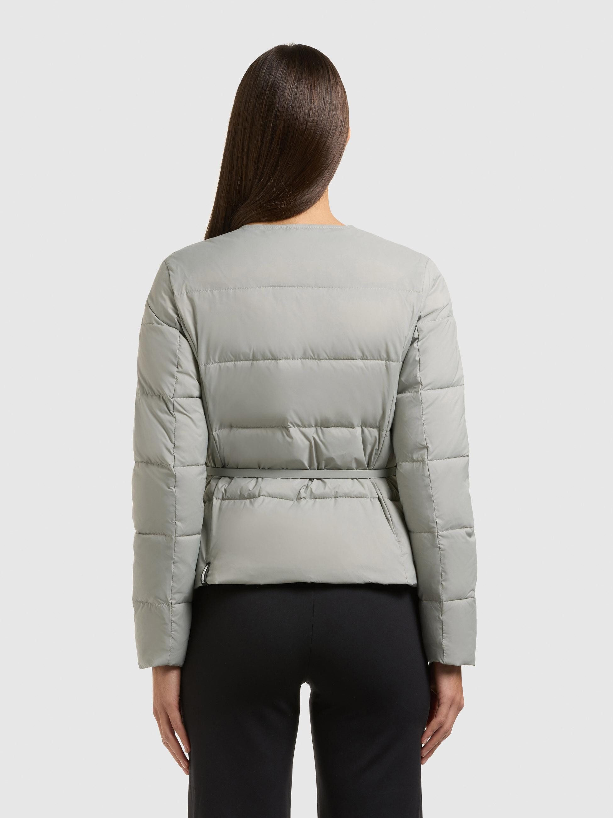 khujo Steppjacke Cinnia Elegante Damen Übergangsjacke mit Taillengürtel