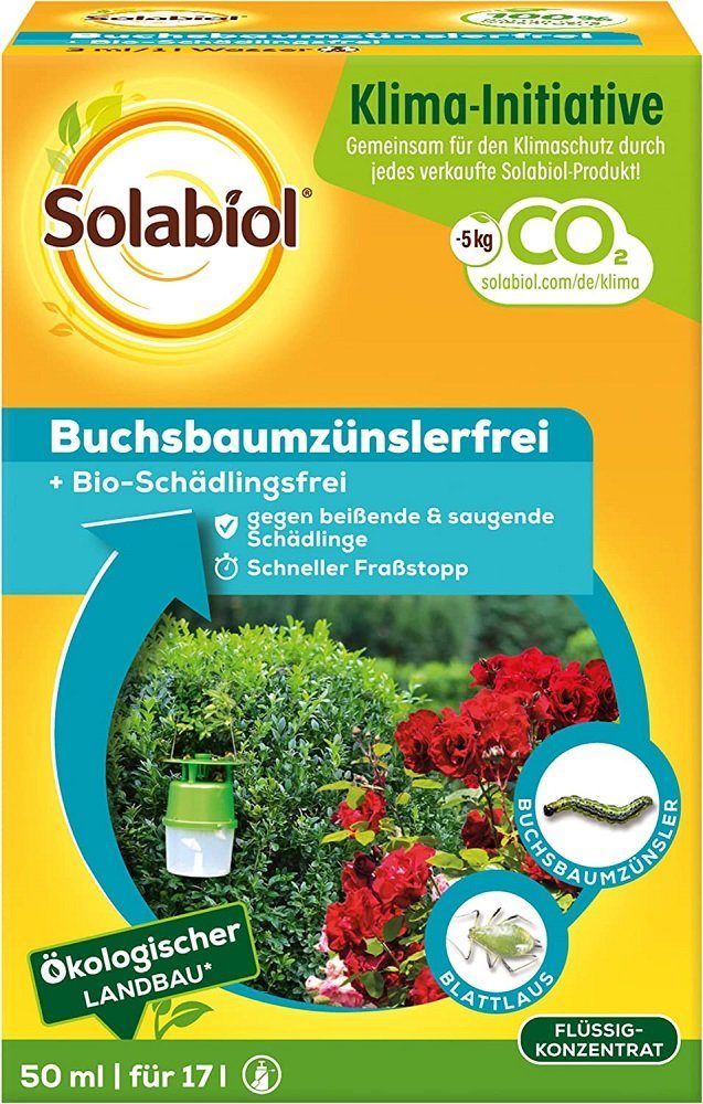 ml Solabiol Solabiol Insektenvernichtungsmittel 50 Buchsbaumzünslerfrei