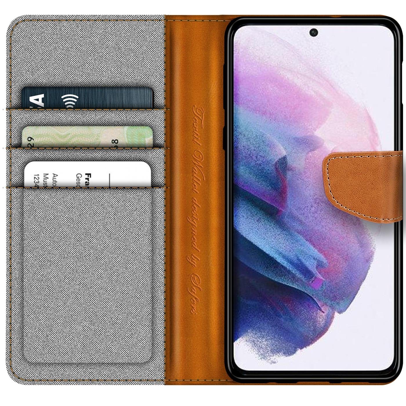CoolGadget Handyhülle Flip Case Wallet Cover Book Tasche für Samsung Galaxy S23 6,1 Zoll, Handy Tasche mit Kartenfach Book Schutzhülle – Bild 2 von 5