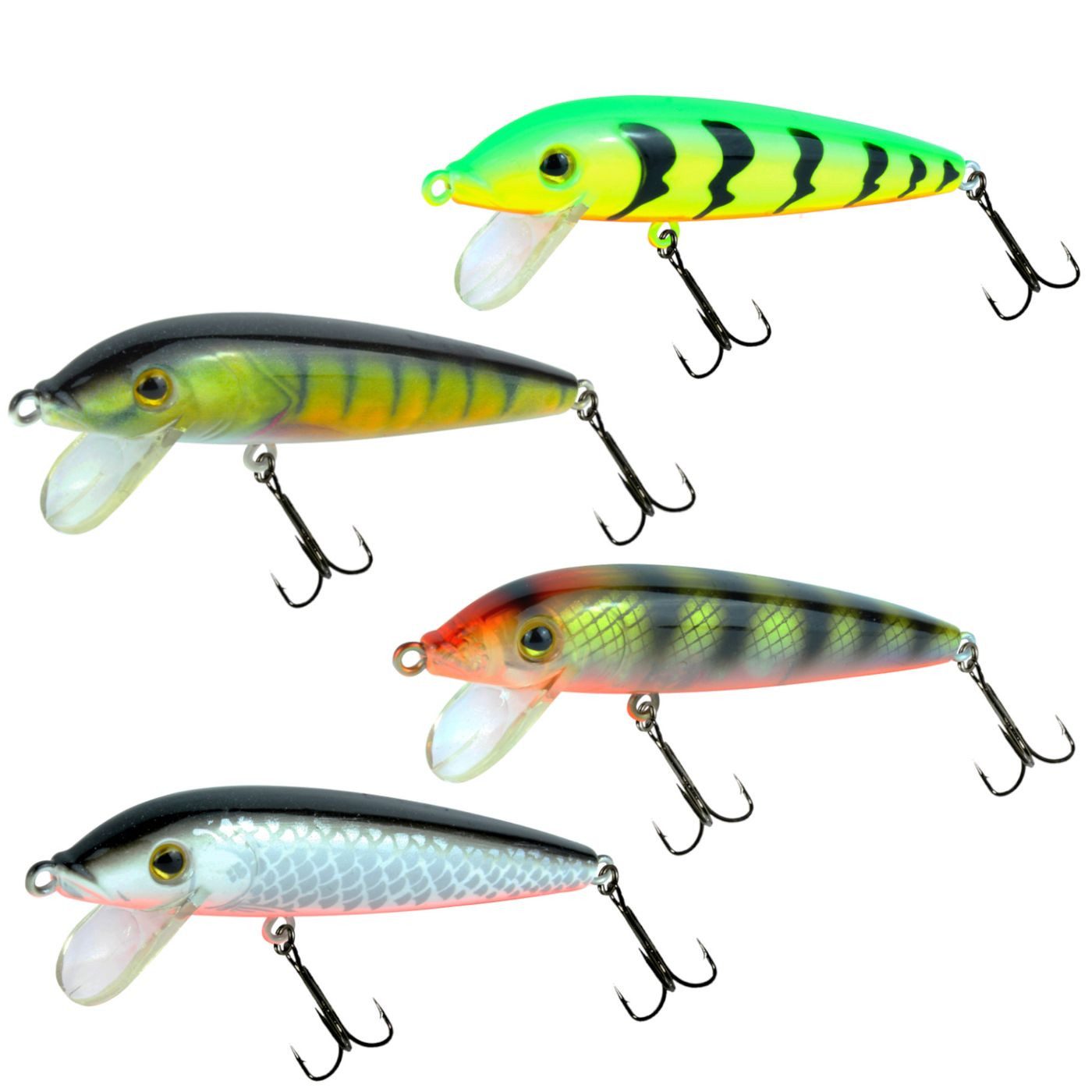 Kunstköder 4 Seika Pro Wobbler Tokio 9cm 13,5g - Köderset