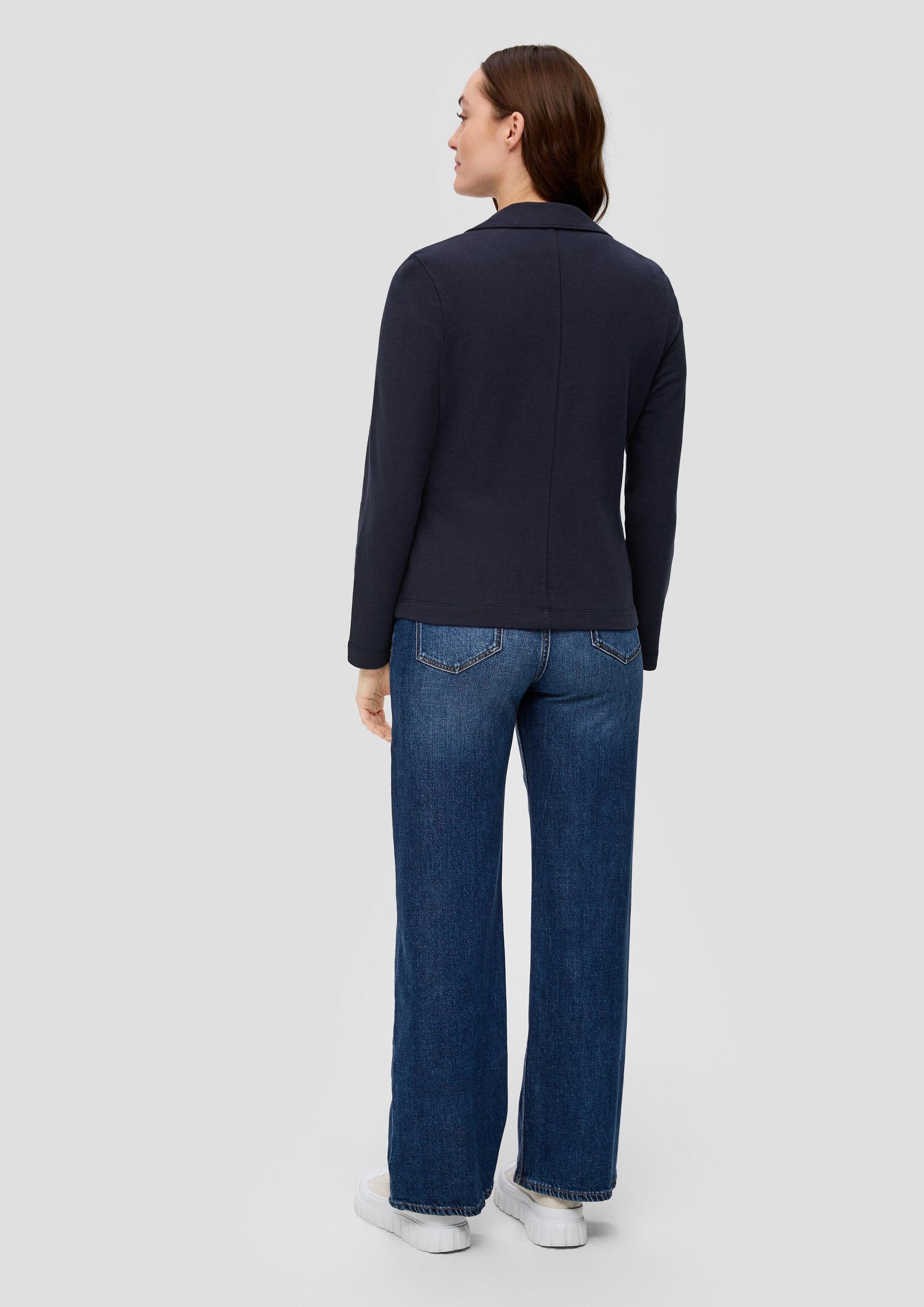 s.Oliver Jackenblazer Sweatshirt Jacke Blazer aus Sweat