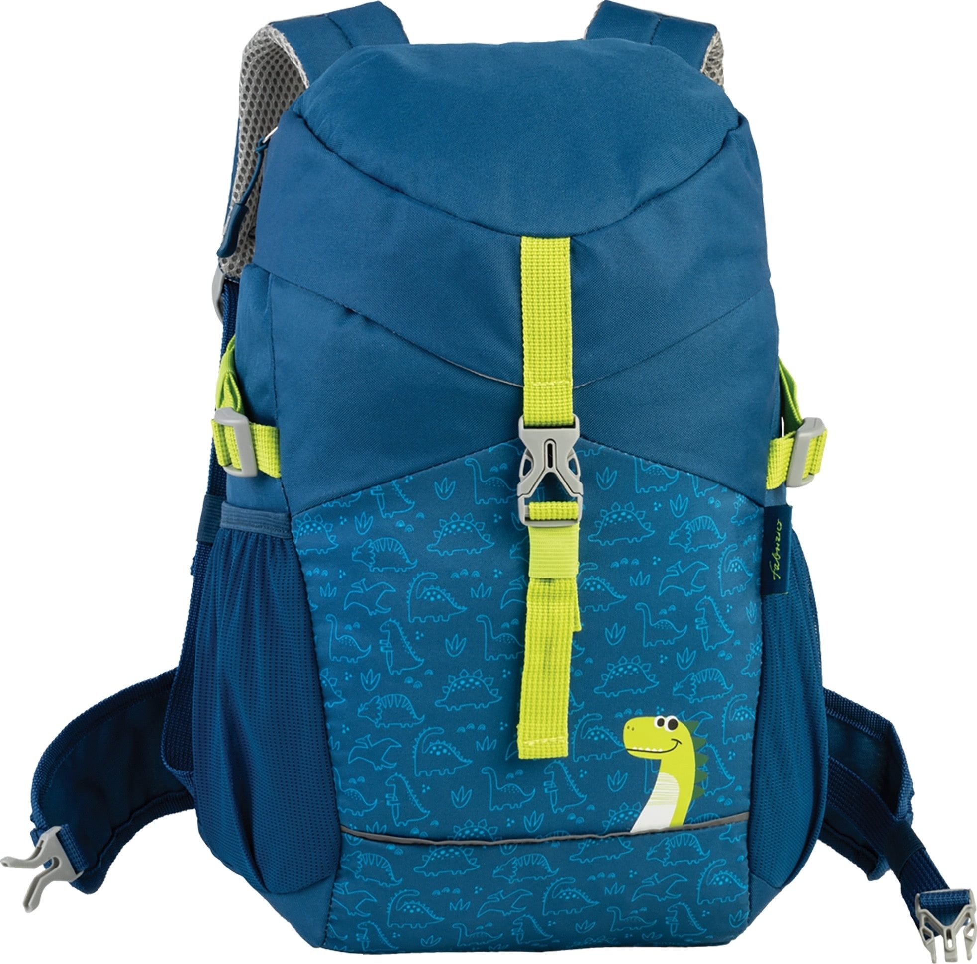 fabrizio® Rucksack Fabrizio Rucksack blau Polyester recycelt, Kinder Kinderrucksack Polyester, recycelt, blau ca. 19cm hoch