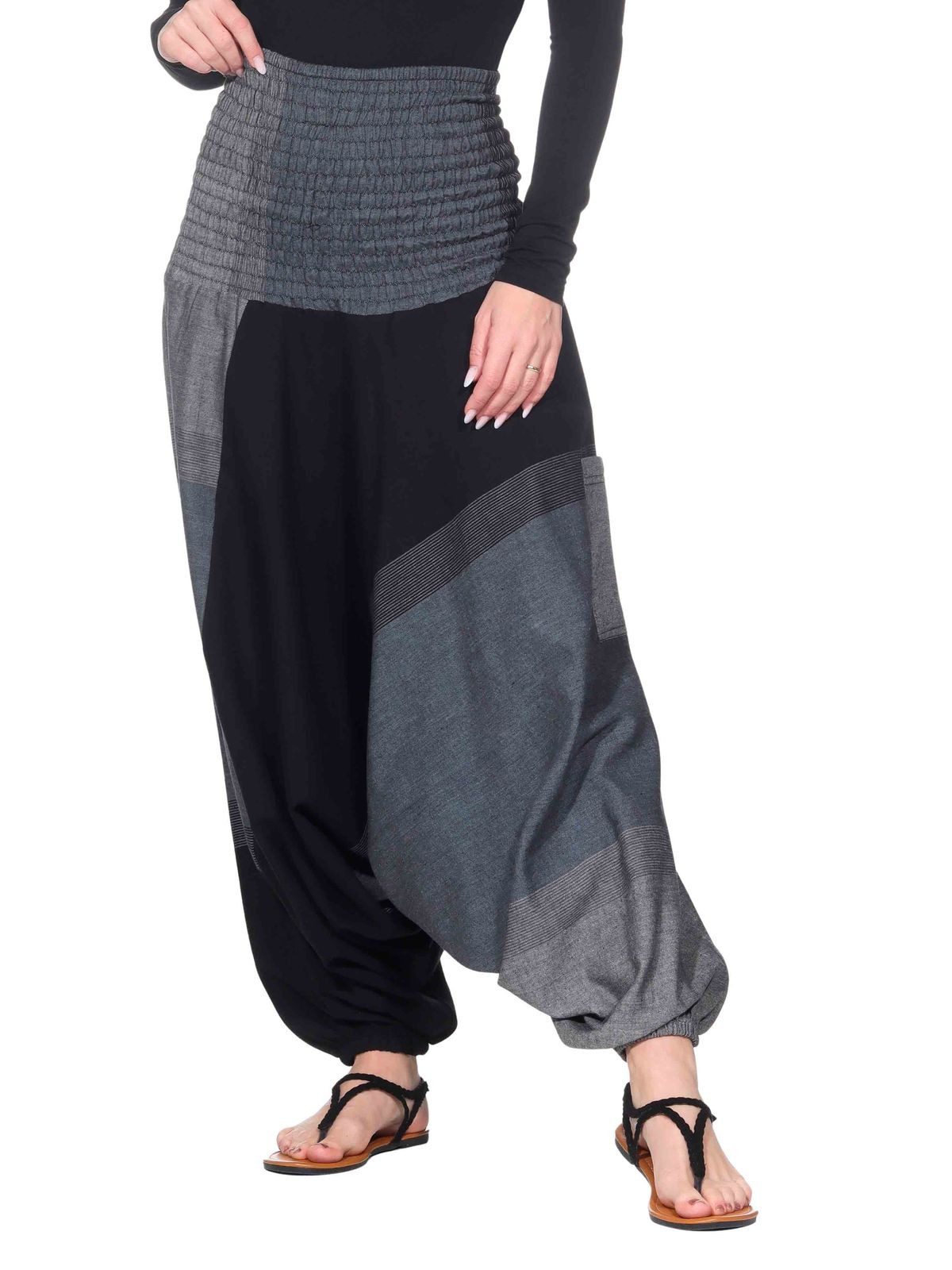 KUNST UND MAGIE Yogahose KUNST&MAGIE Damen bunt one size Boho Yoga Harems/Freizeit/Aladinhose