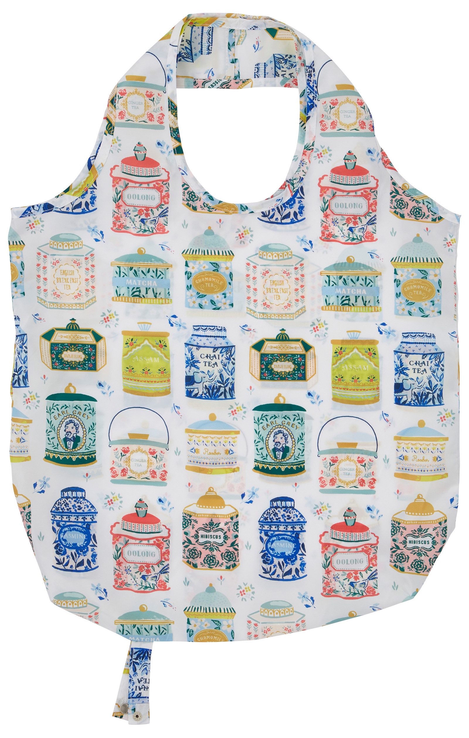 Ulster Weavers Einkaufsbeutel Tea Tins, faltbare Einkaufstasche incl. Tragegriffe ca.46x61cm Roll-up-Tasche