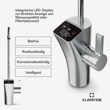 Klarstein Wasserfilter PureFina 400 Wasserfiltersystem, Zubehör für PureFina 400, RO-Filter Wasserfilter maschine Wasserhahn Home Office