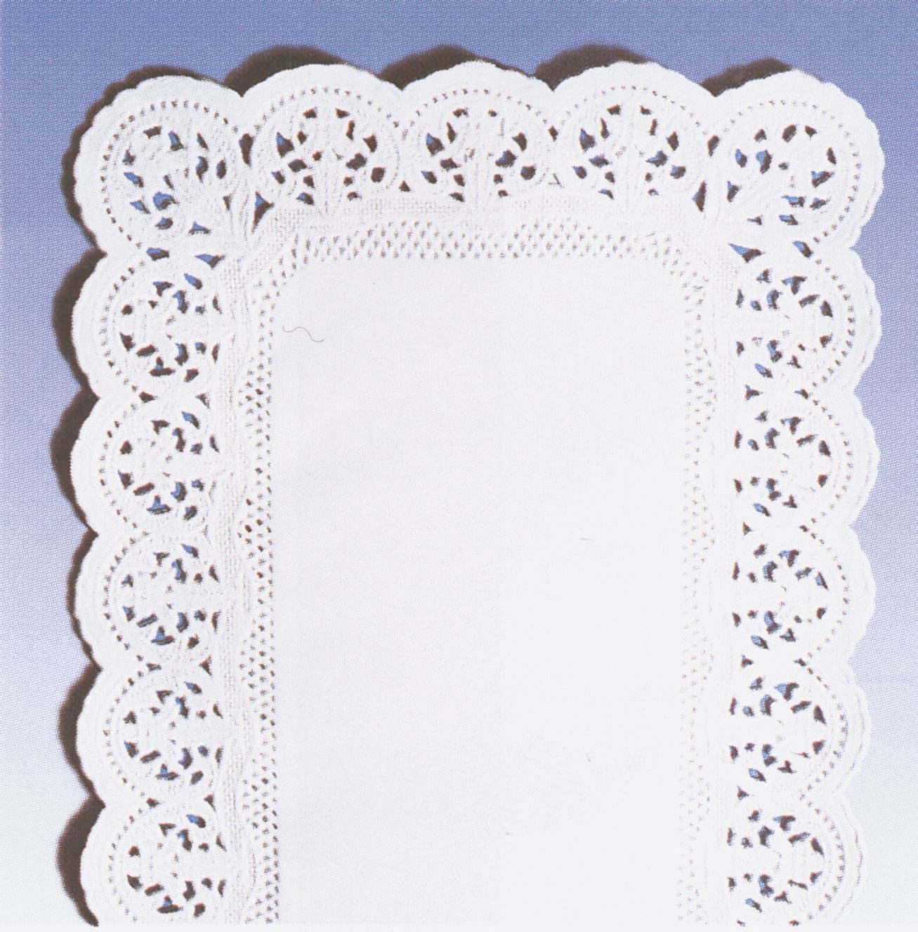 DEKO Tassenuntersetzer 3940 10 0625 Tortenspitzen - 40 x 20 cm, 6 Stück, weiß