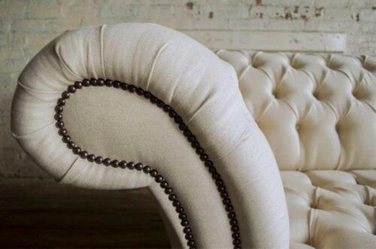 Couchen JVmoebel Weiße Europe Couch in Designer Sofas 3 3-Sitzer XXL Polster Textil, Sofa Sitzer Made