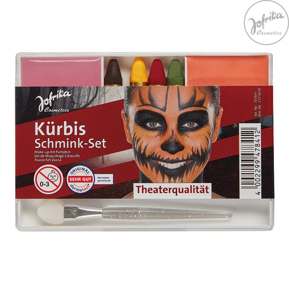jofrika Schmink-Set Jofrika Halloween Schmink-Set 'Kürbis' 747841, Th