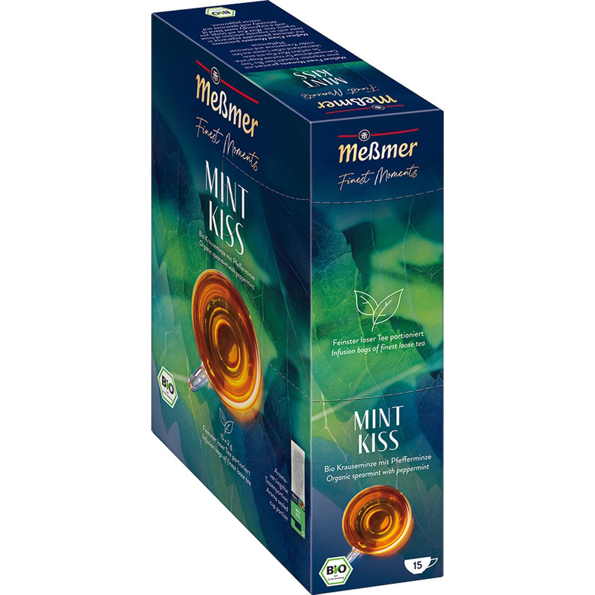 Meßmer Tee, Meßmer Bio Mint Kiss 15 Tassen Portionen