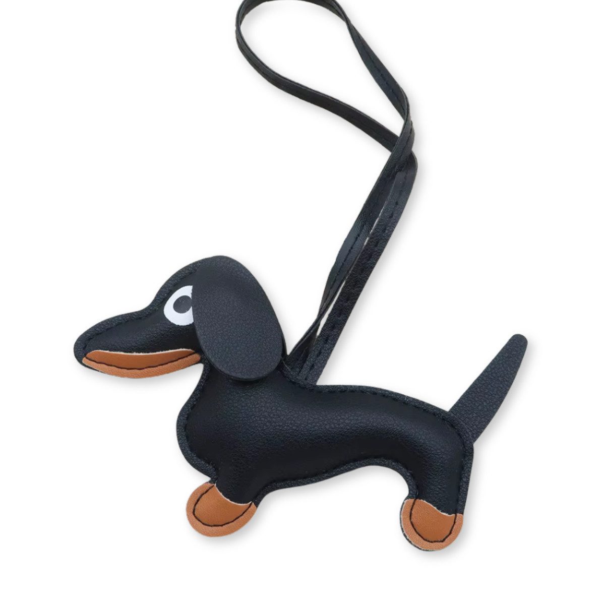 PlugUp Taschenanhänger Dackel Anhänger Dackel-Design Taschenanhänger (1-teilig) Hochwertiger Dackelanhänger für Handtaschen & Schlüsselbunde