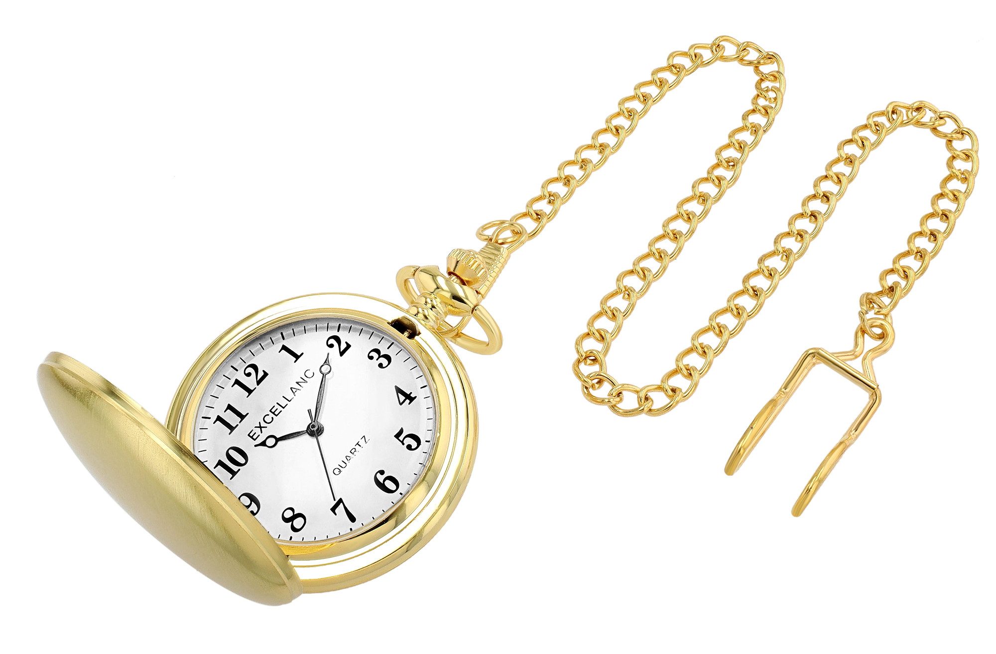 EXCELLANC Quarzuhr EX0244 Taschenuhr, Savonnette, intage-Stil, Nostalgie-Lo günstig online kaufen