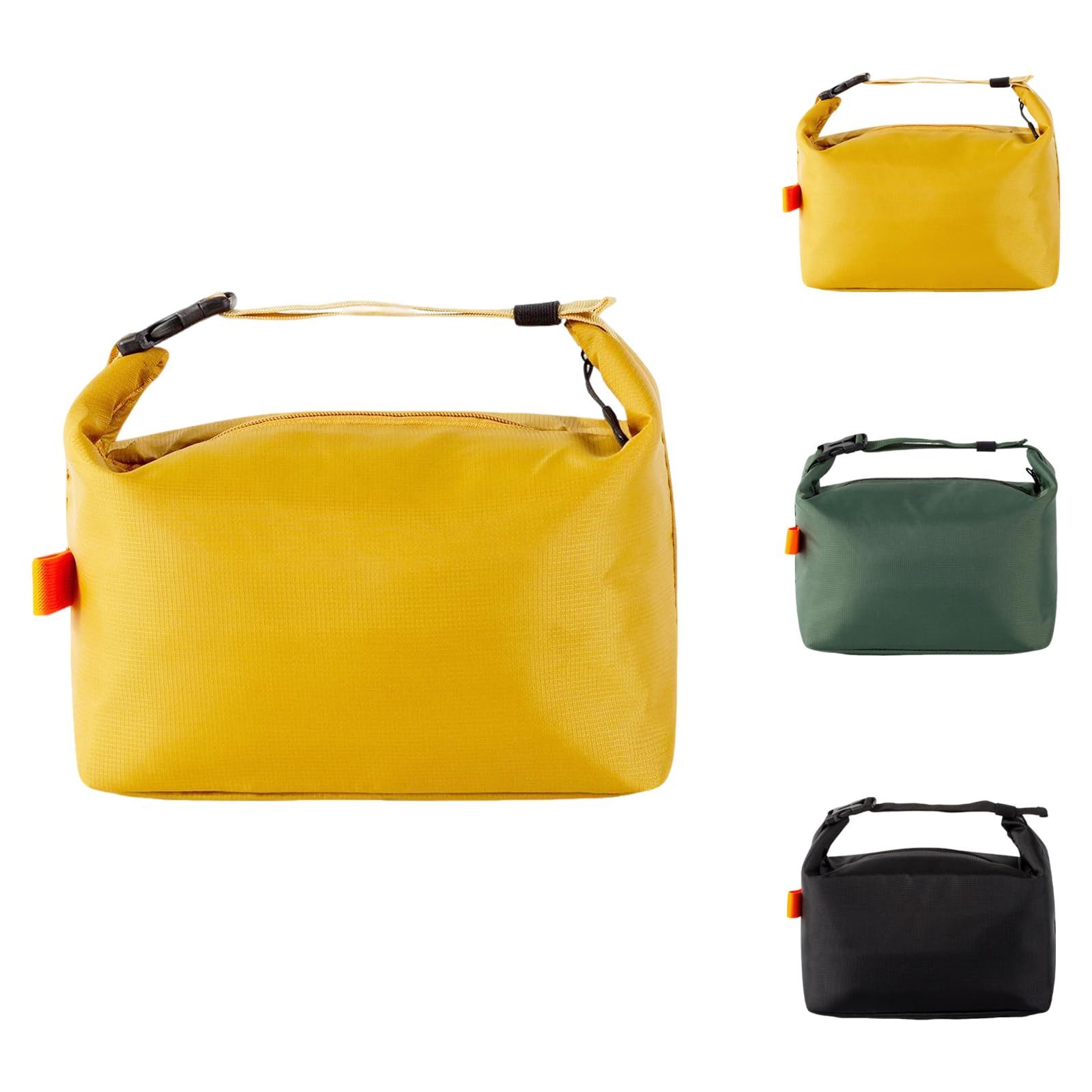 Agger Kühltasche Isolierte Lunch-Tasche mit dicker Folie, auslaufsichere Thermotasche, für Arbeit, Schule und Picknick, mit verstellbarem Schultergurt