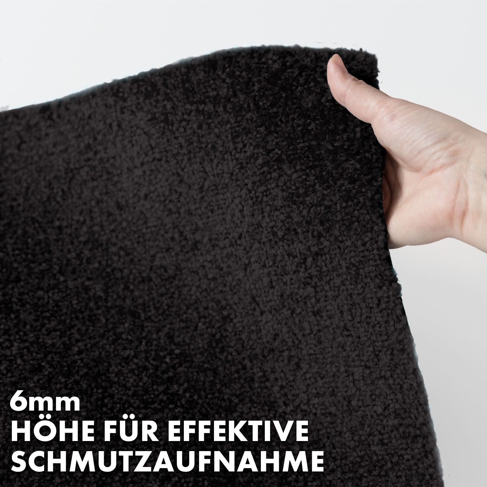 Kubus Fußmatte Fußmatte Benevento für ein einladendes Zuhause, Verfügbar in einer großen Auswahl an ansprechenden Farben