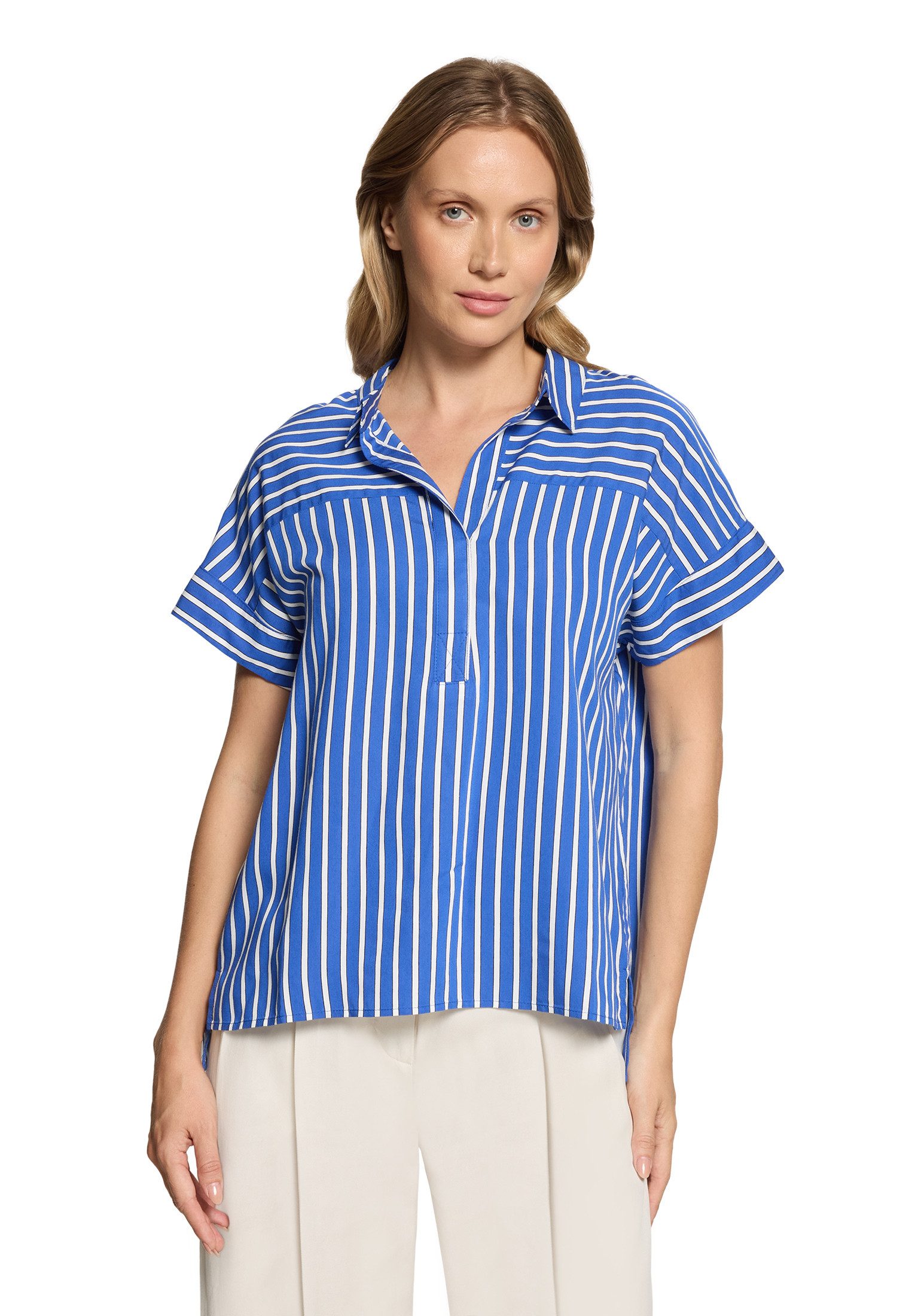 Klassische Bluse Damen mit Kragen