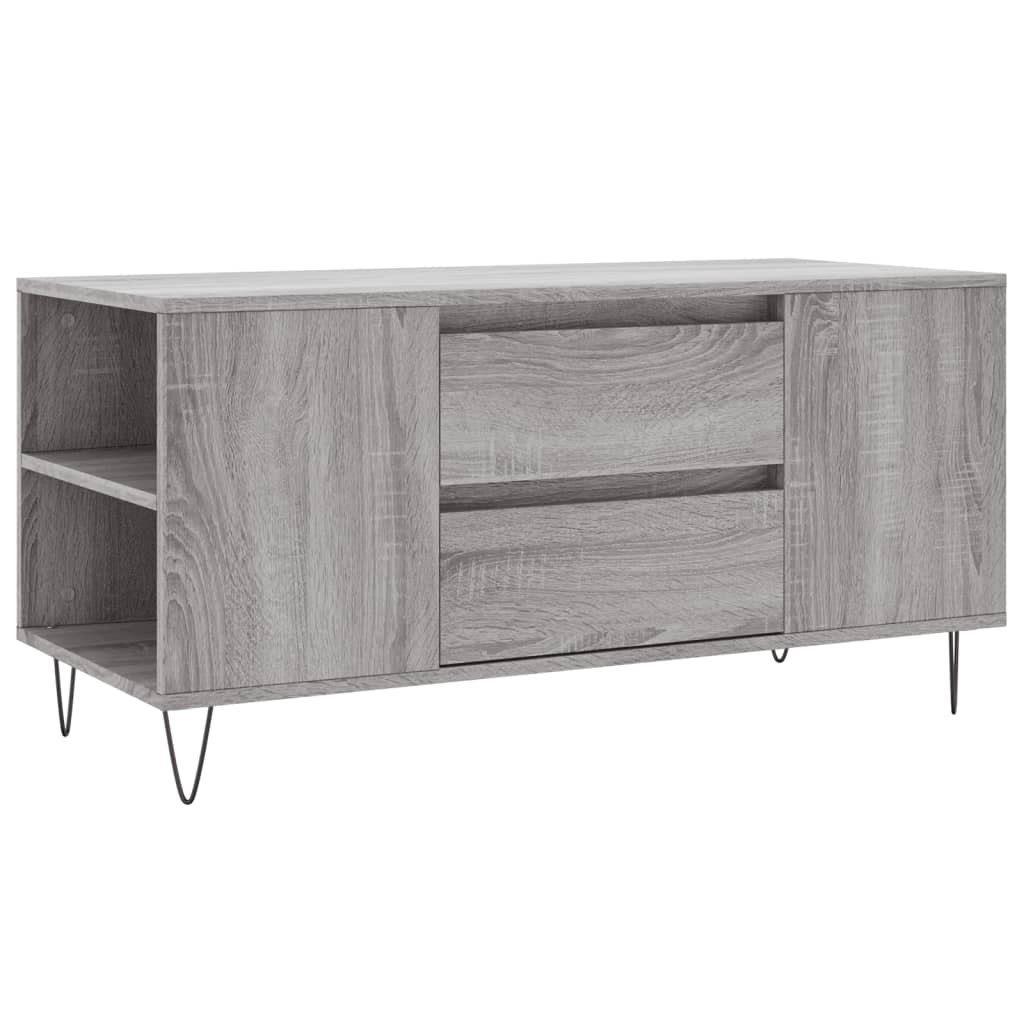 | Sonoma cm Couchtisch Couchtisch Grau Sonoma Grau Grau Sonoma Holzwerkstoff 102x44,5x50 vidaXL (1-St)