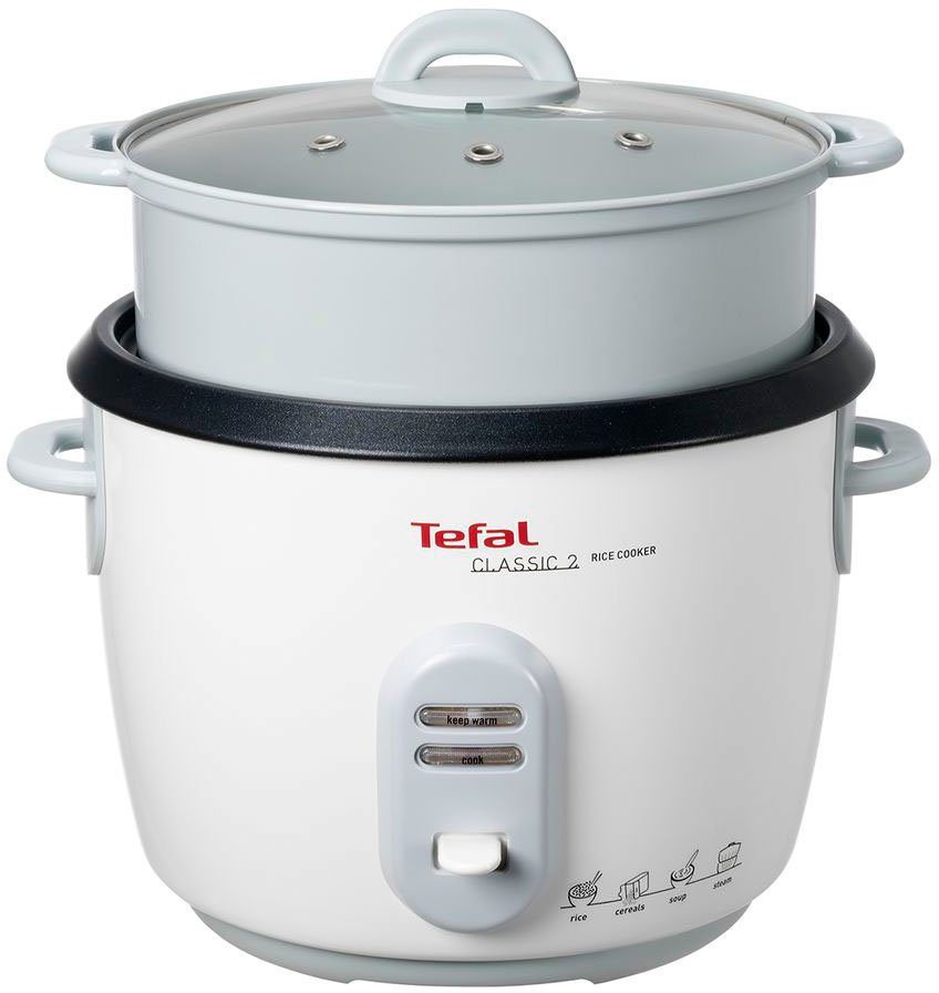 Tefal Reiskocher RK1011, 600 W, 10 Tassen Kapazität (5 L), automatische Warmhaltefunktion, Dampfkorb