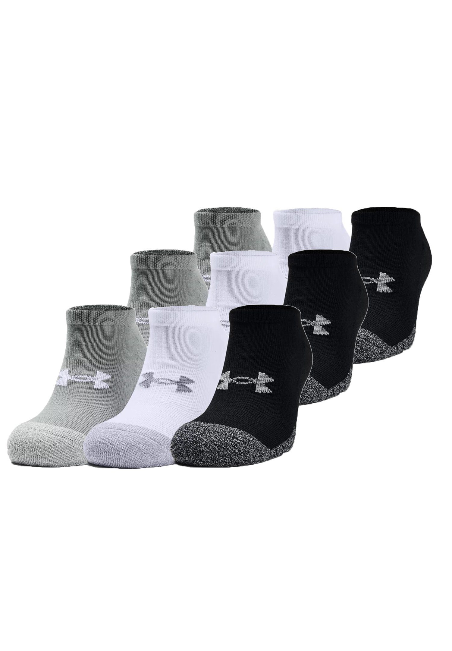 Under Armour® Kurzsocken UA Heatgear NS 9P (9-Paar) Greymix 3399 | Kurzsocken