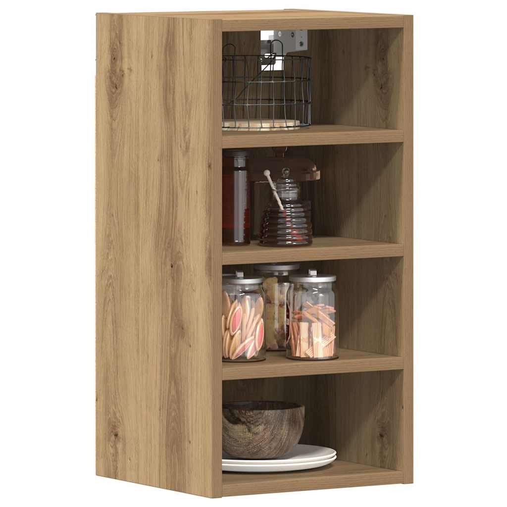 vidaXL Hängeschrank Regal Hängeschrank Artisan-Eiche 30x29,5x60 cm Spanplatte