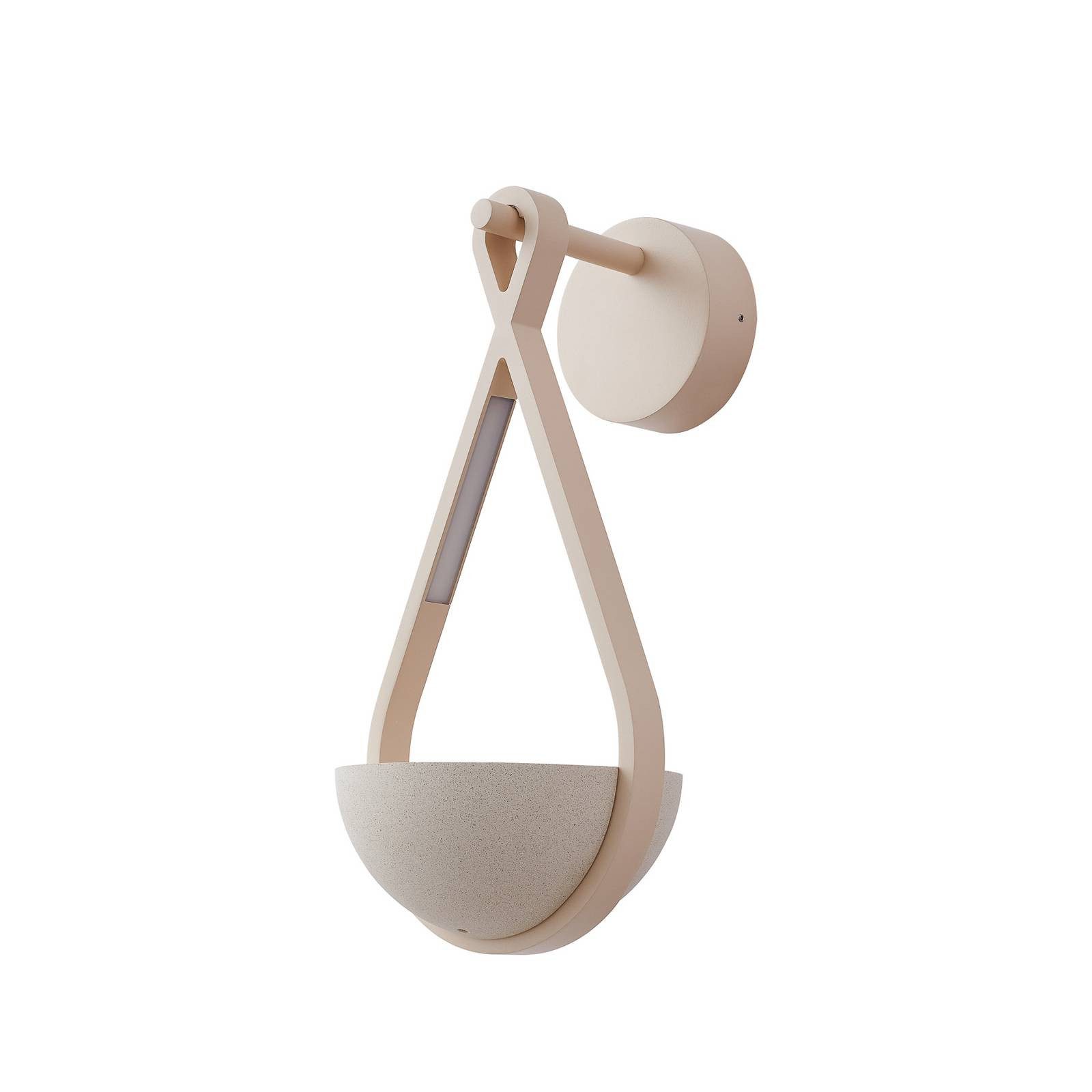 Lucande Außen-Wandleuchte Florka, LED 6,2 W gesamt, warmweiß