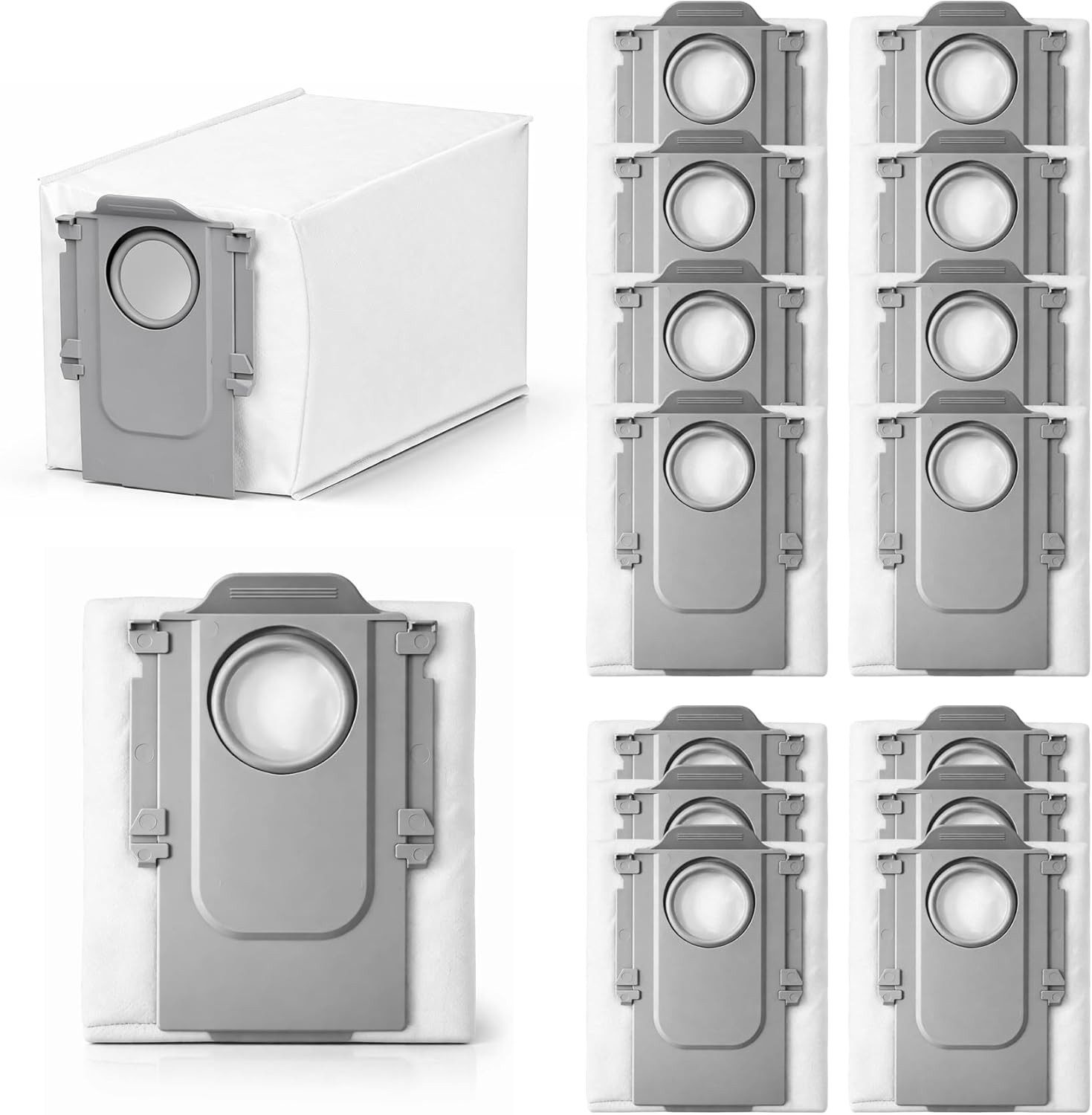 FELIXLEO Staubsaugerbeutel 16 Staubbeutel für Roborock QV35A QV35S Saros 10R S8 MaxV Ultra, 1 St.