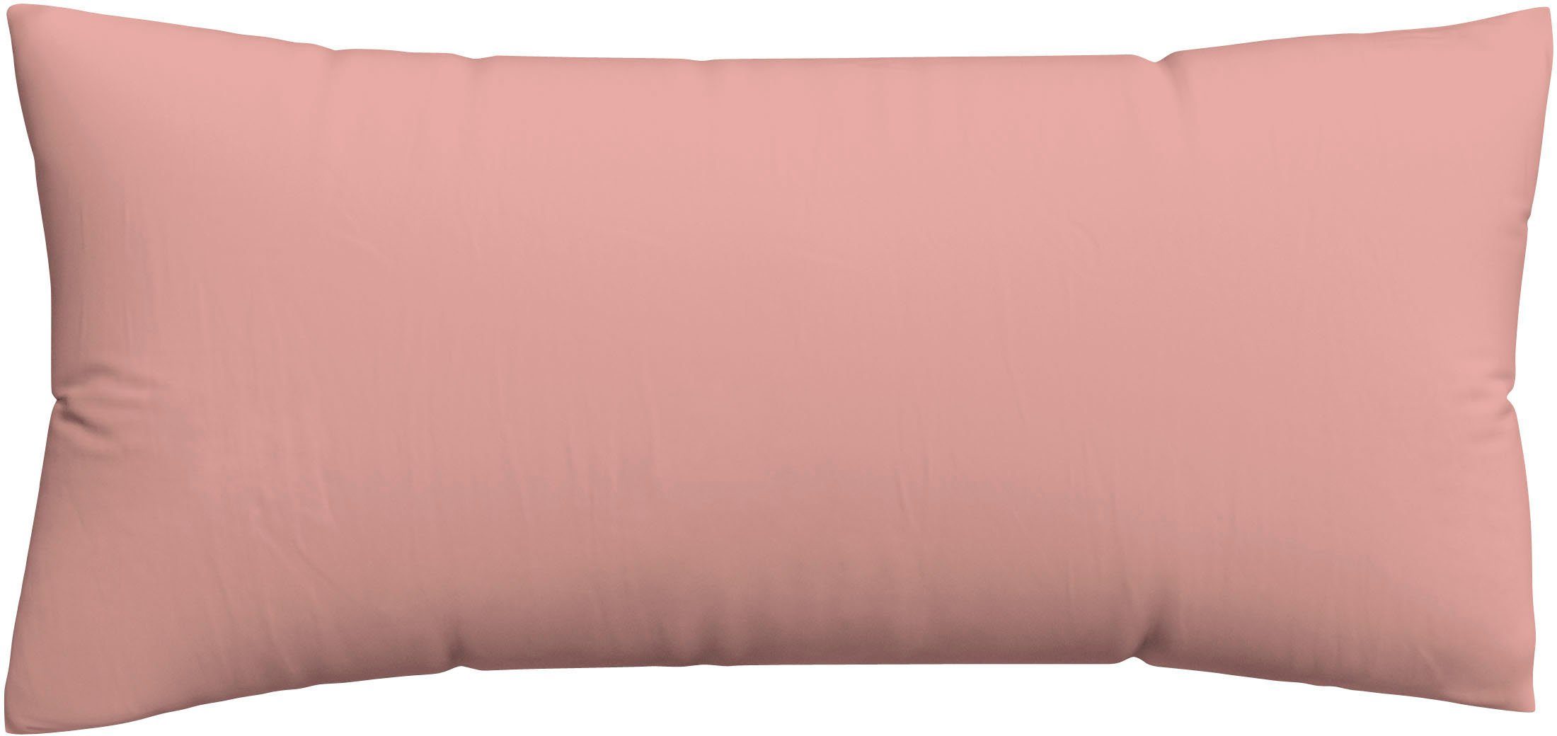 Schlafgut Kissenbezug Premium Kissenhülle Woven Satin, 100% Baumwolle, (1 Stück), Ton-in-Ton Reißverschluss, Fadendichte von 300tc, Uni, OEKO Tex