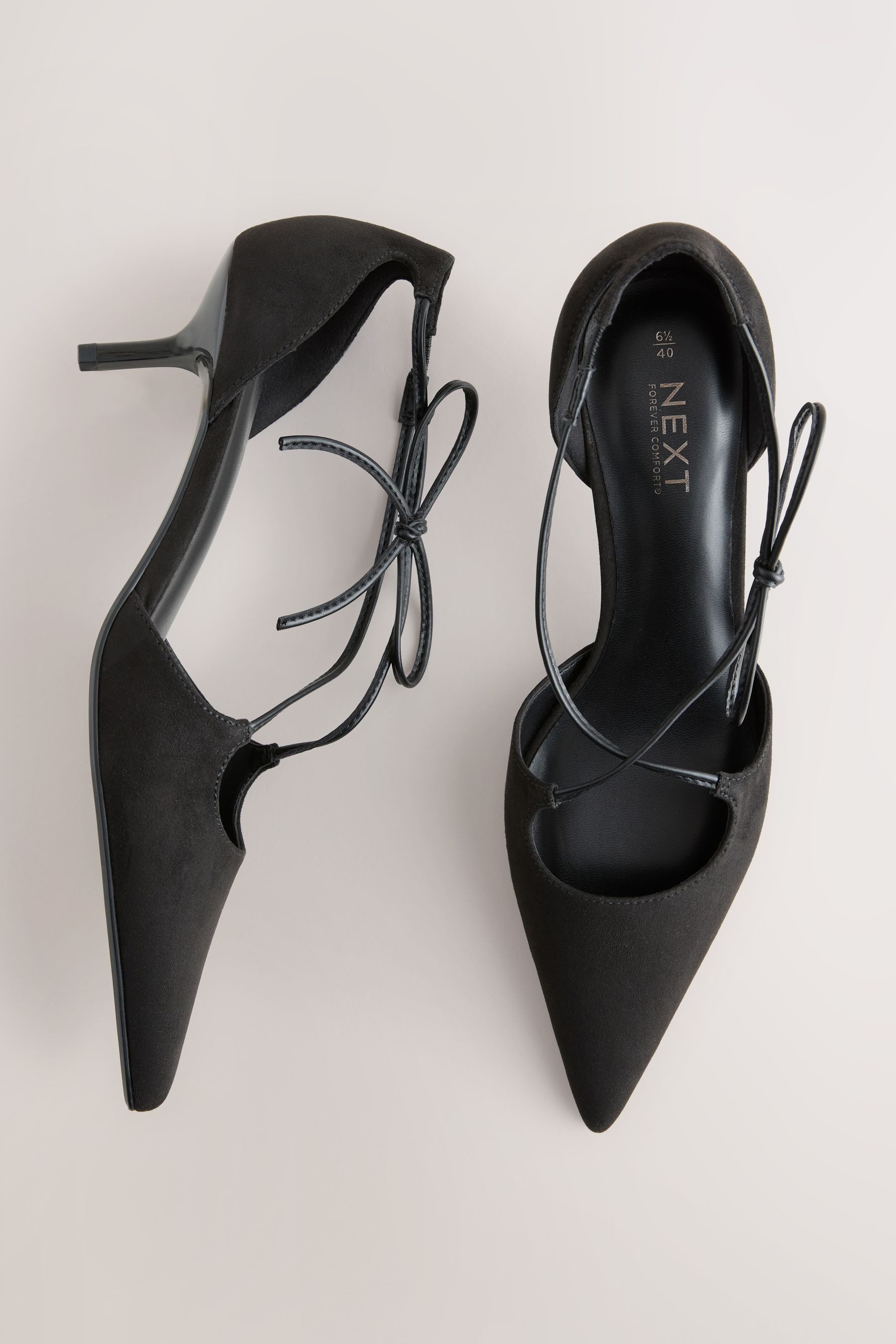 Next Forever Comfort® Spitze Absatzschuhe mit Schleife High-Heel-Sandalette (1-tlg)