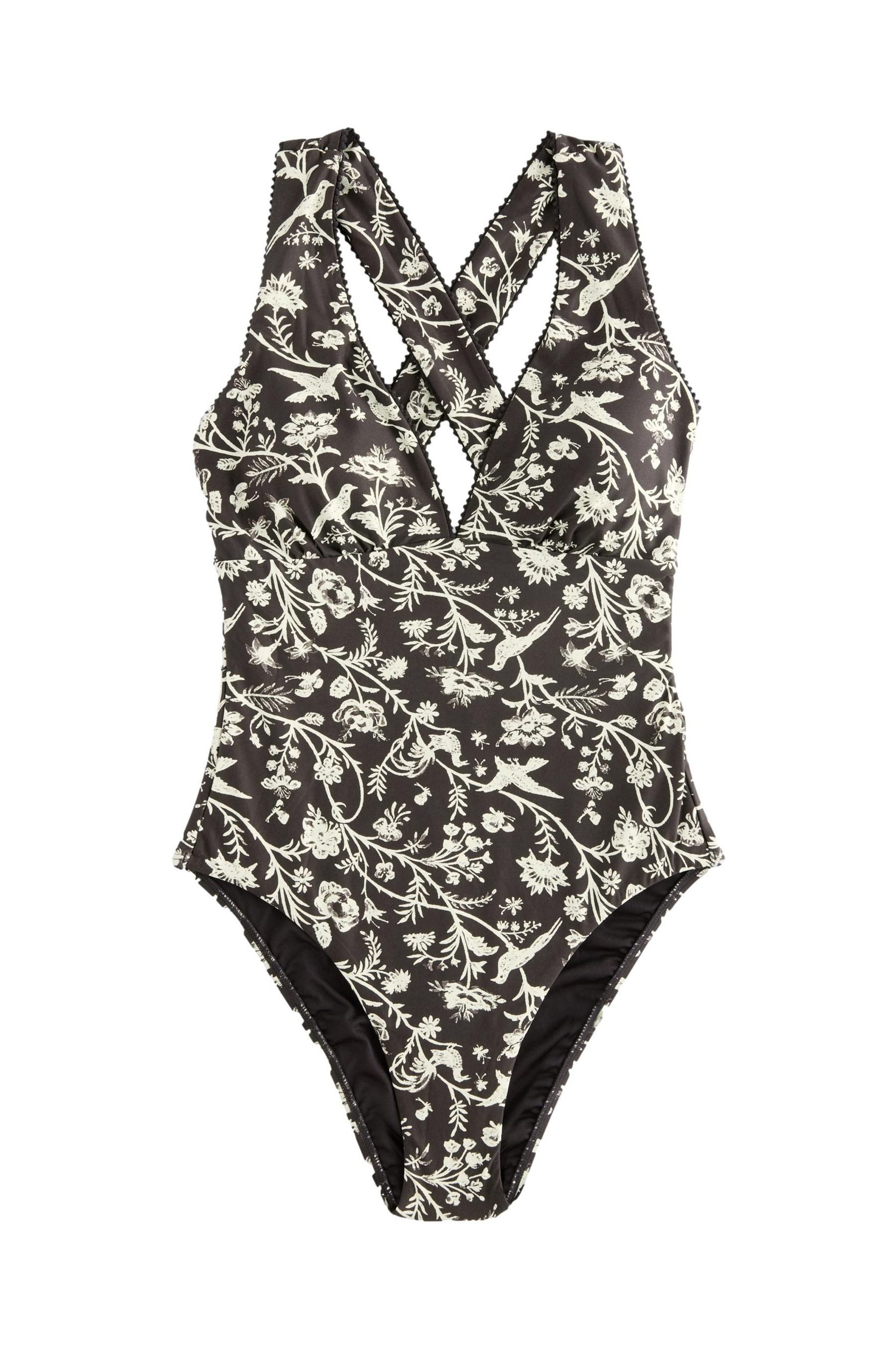 LAURA ASHLEY Badeanzug Laura Ashley Badeanzug mit überkreuzten Trägern (1-S günstig online kaufen