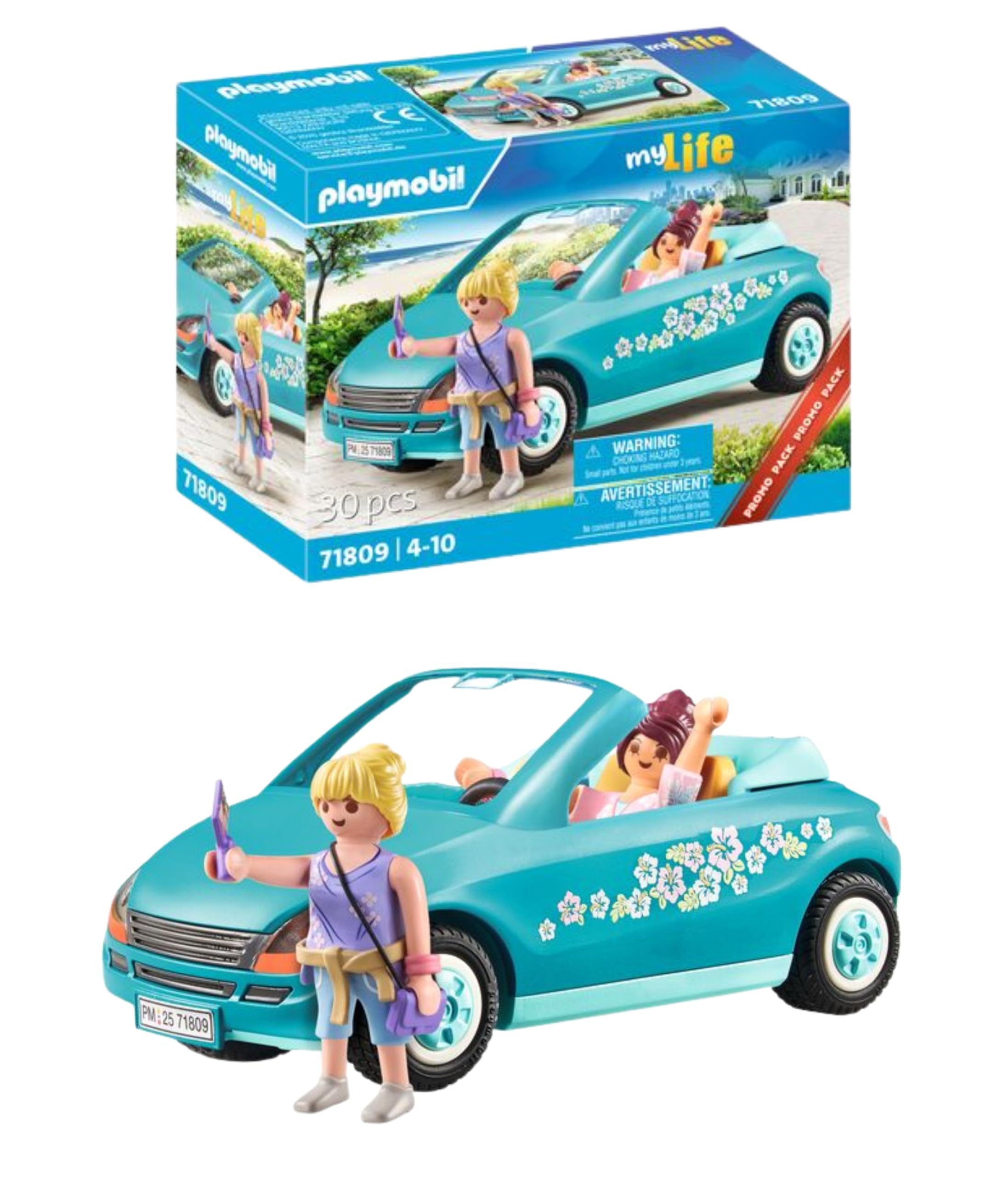 Playmobil® Spielwelt My Life Cabrioausflug 71809, (30-tlg), PLAYMOBIL My Life Spielset