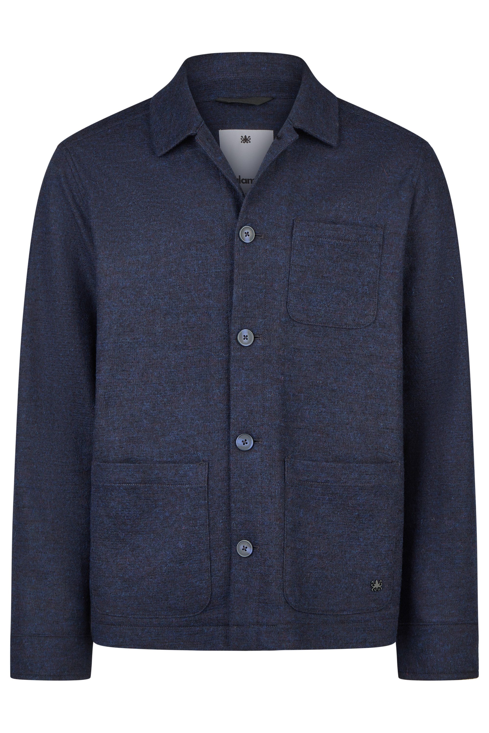 Calamar Hemdjacke Indoor-Hemdjacke mit Knopfleiste