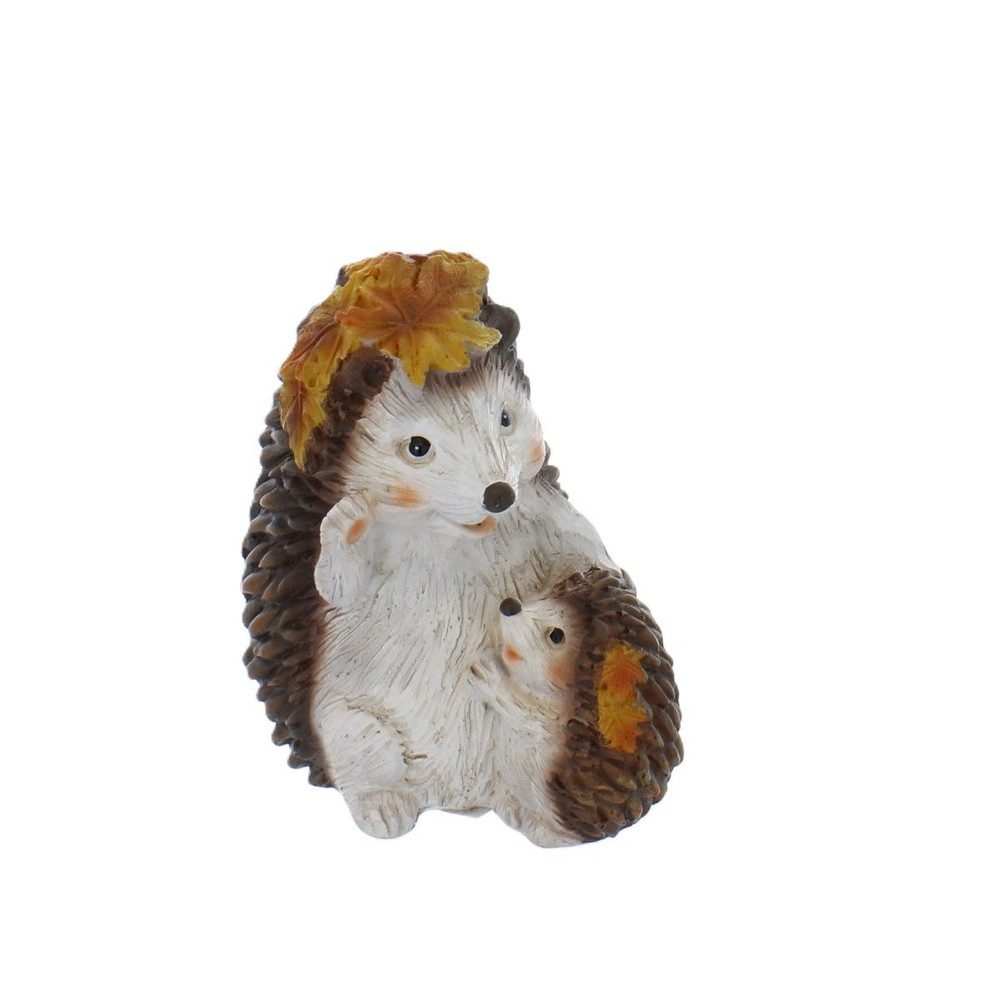 MICA Dekofigur Igel mit Kind - ca. 11 x 8 x 13 cm