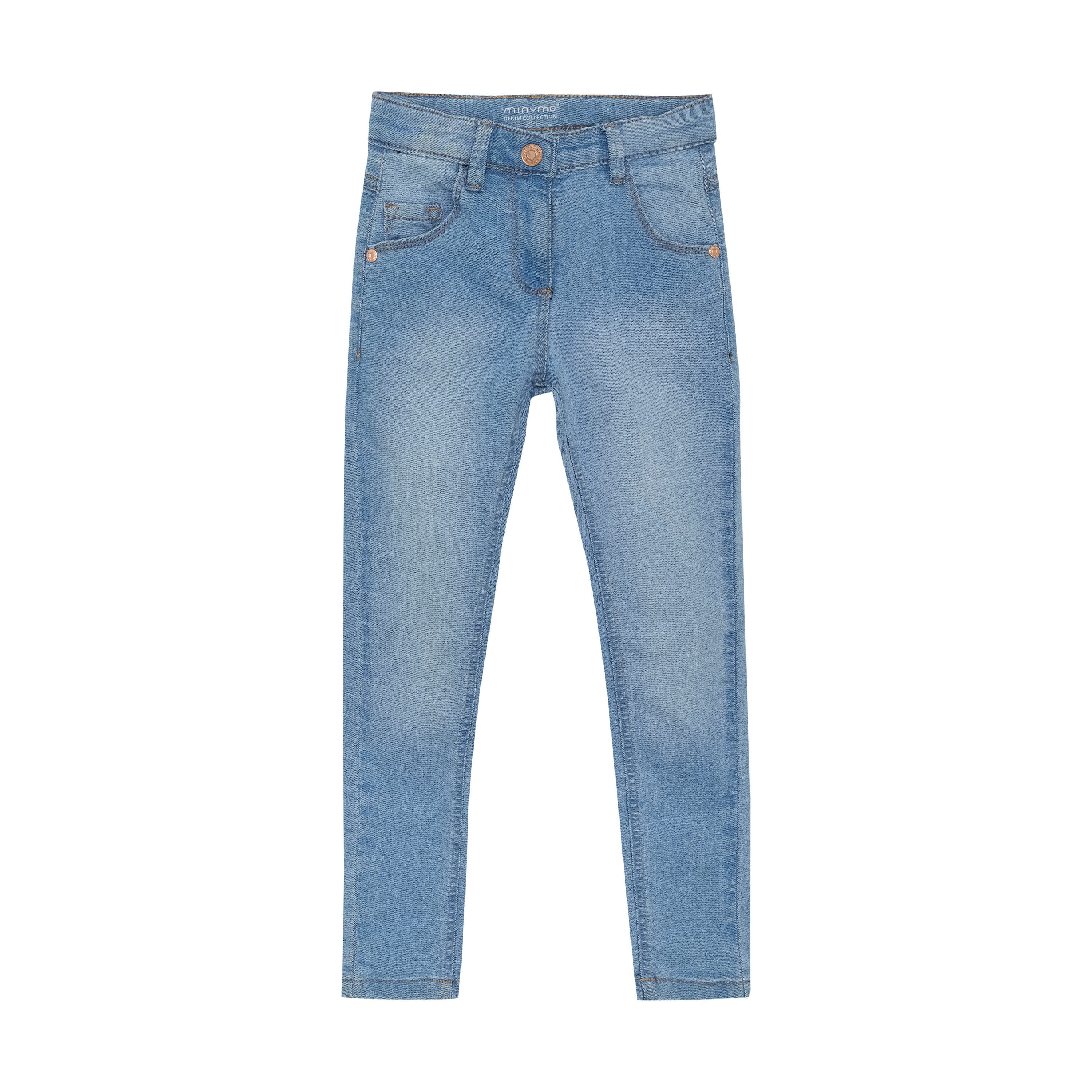 5-Pocket-Jeans Mädchen Jeans Slim Fit – Stretch Denim Hose hellblau