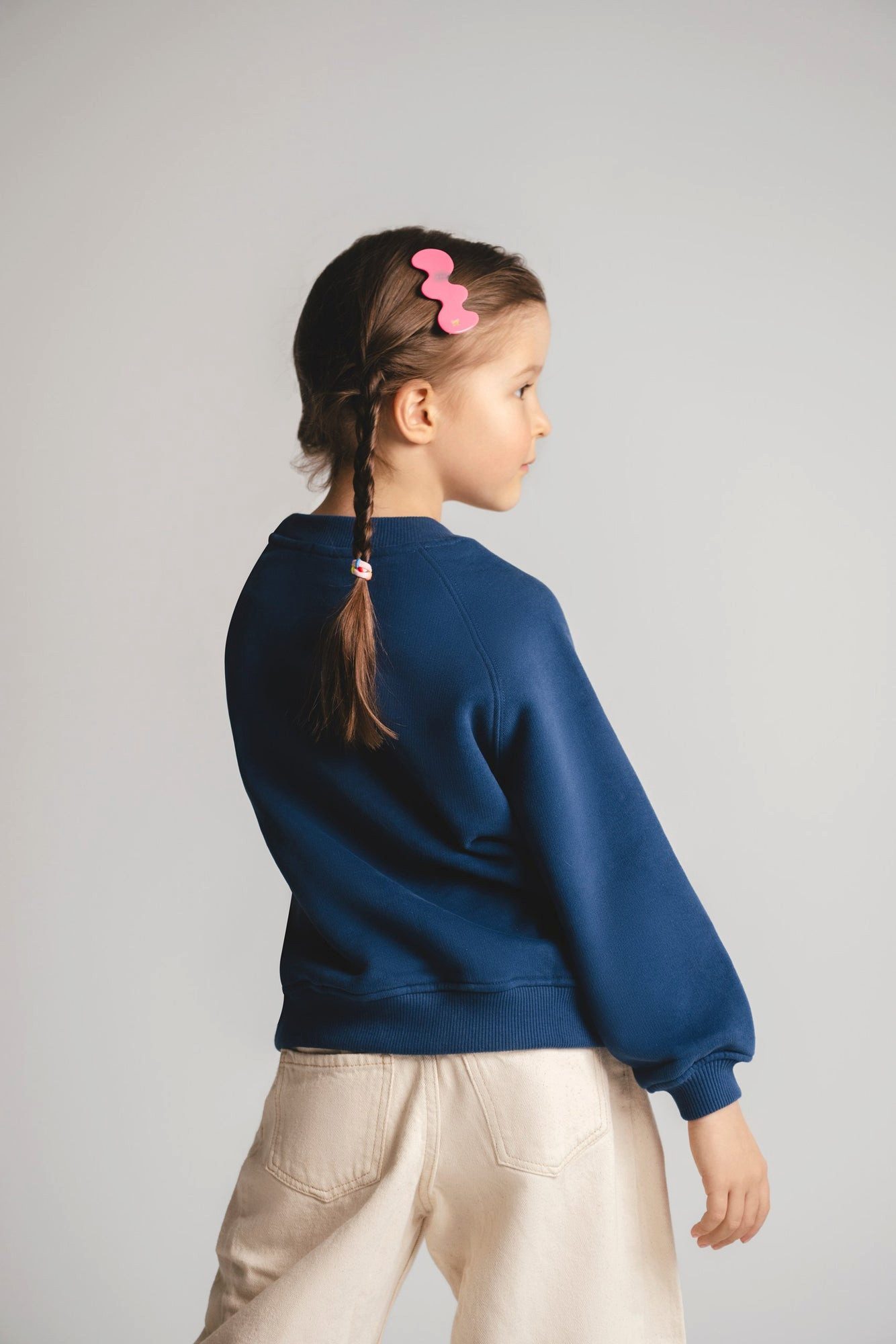 # SATURNDAY Sweatshirt Kinder-Sweatshirt mit Krokodil-Motiv – Blau - 100% Baumwolle Krokodil, Servus