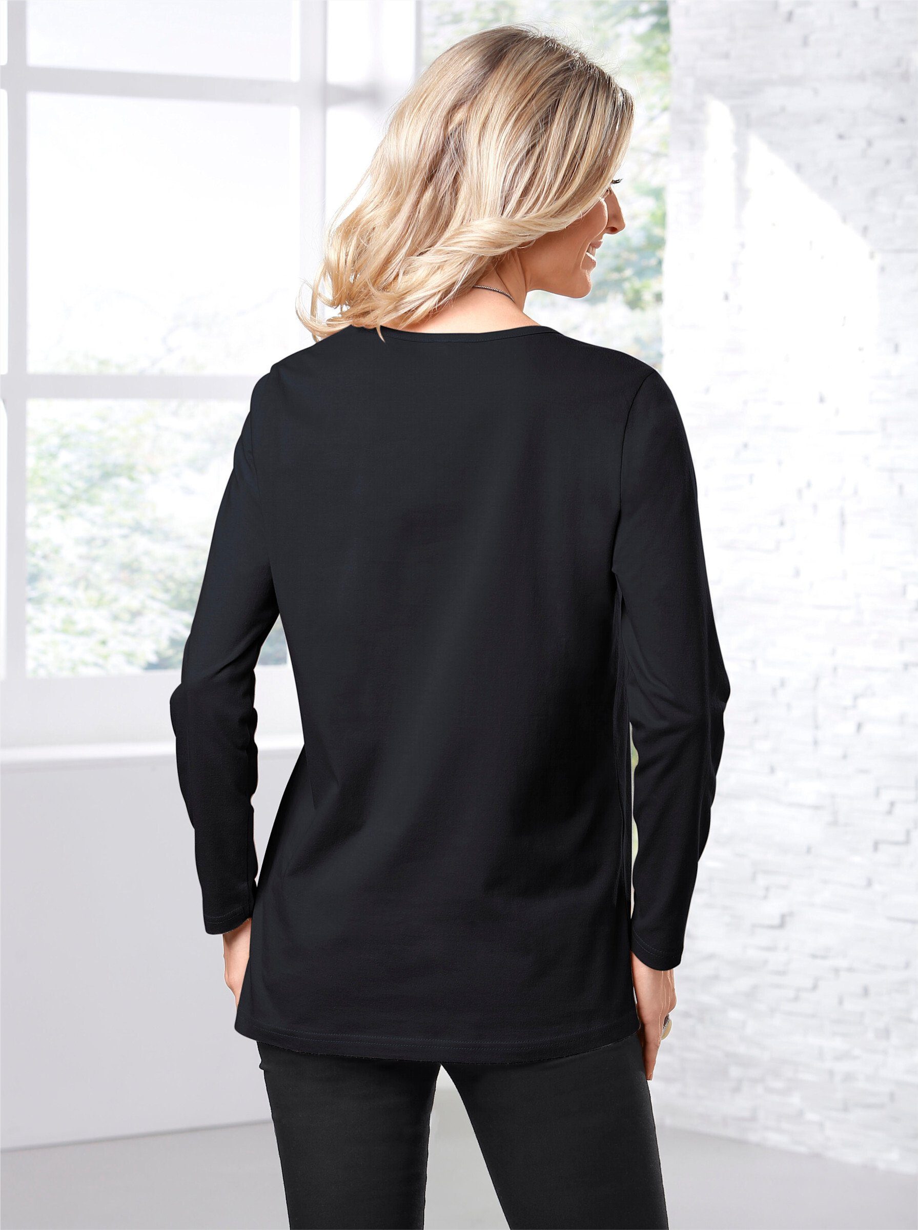 Sieh an! T-Shirt Langarmshirt günstig online kaufen