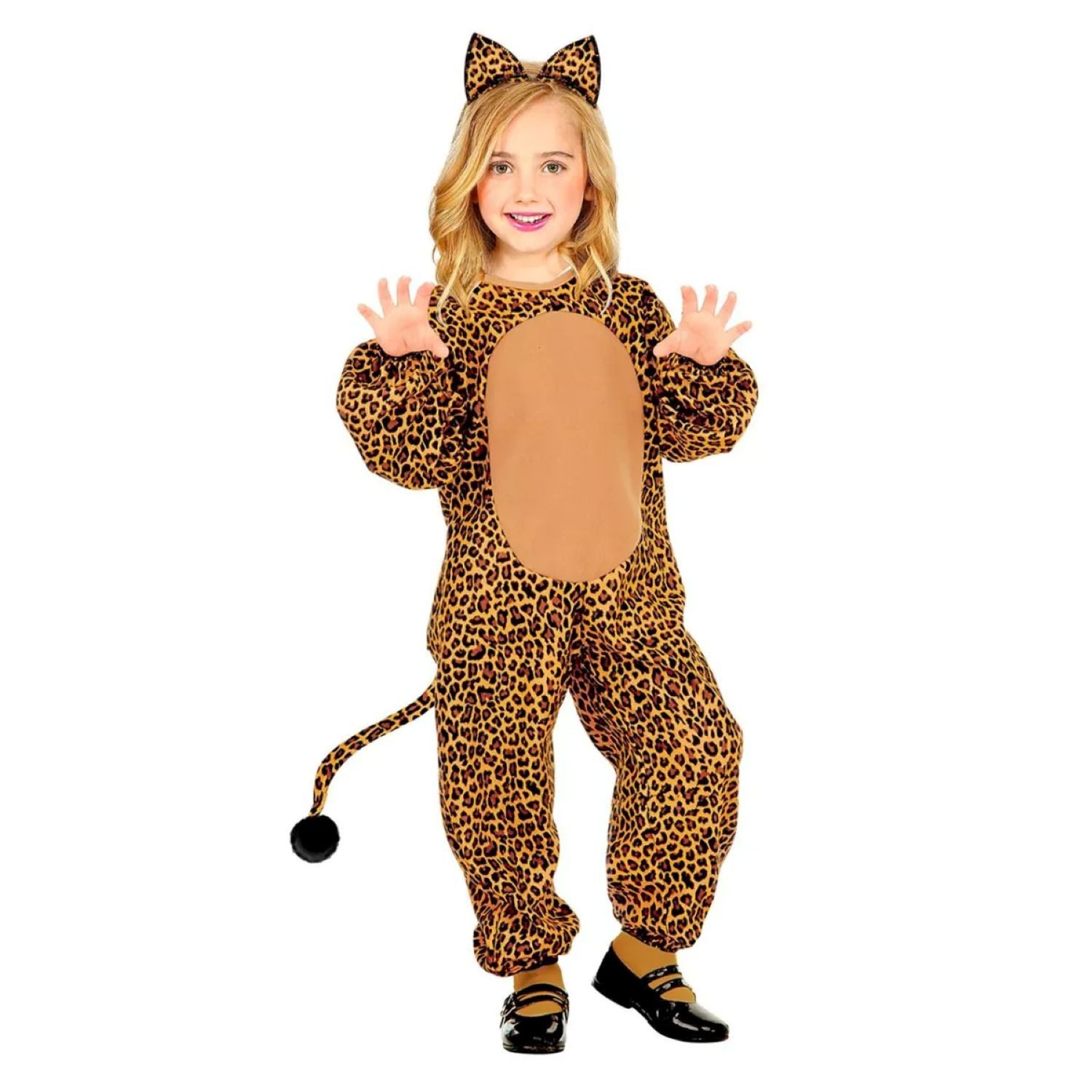 Kostüm Kinder Kostüm 'Leopard', Kostüm und Ohren