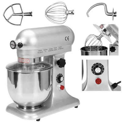 TRIZERATOP Handmixer Küchenmaschine, Knetmaschine, Teigmaschine, 7L, 350 W