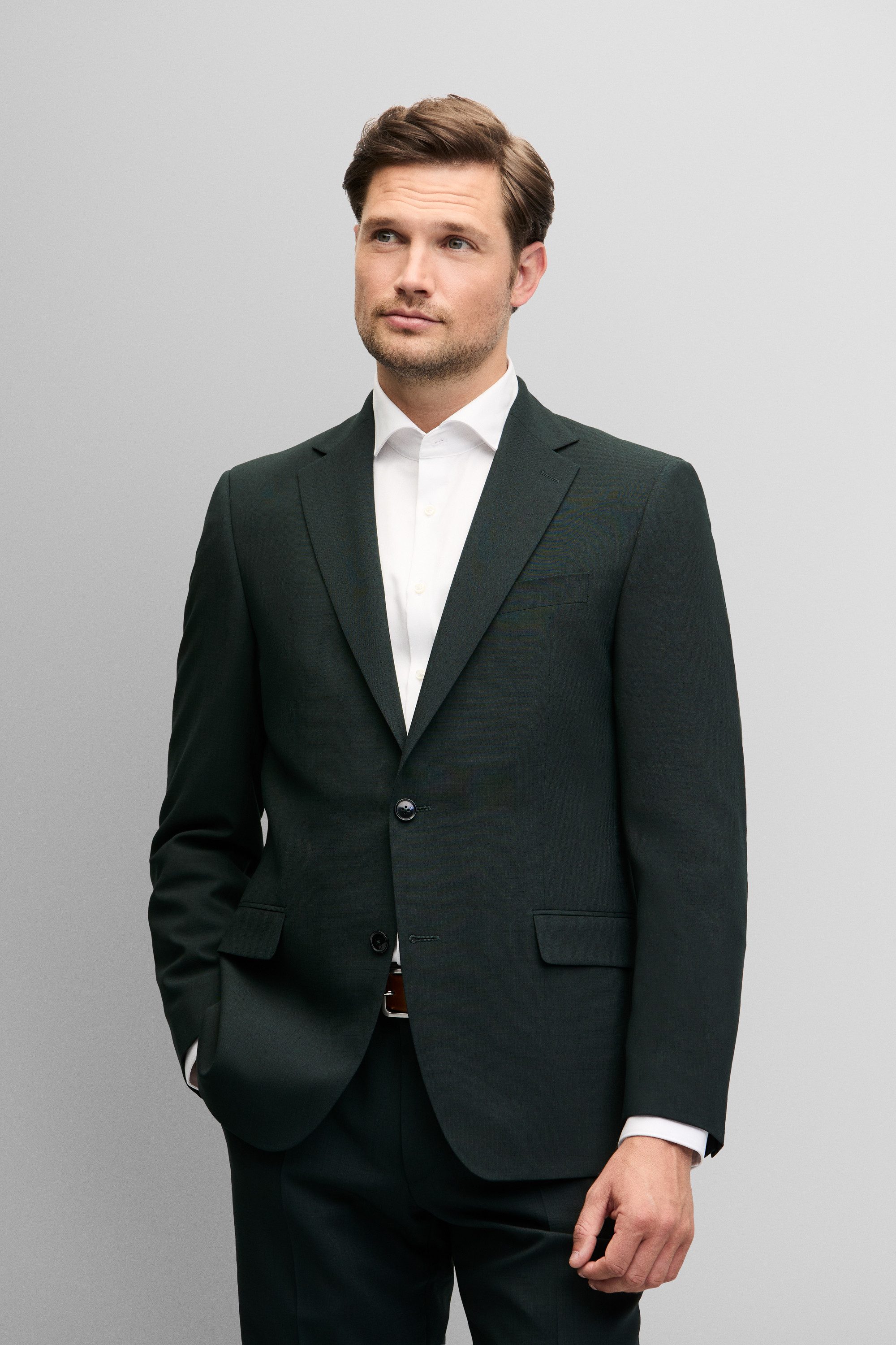 Digel Anzugsakko Damian-S (1-tlg., Polyester- Schurwollmix)