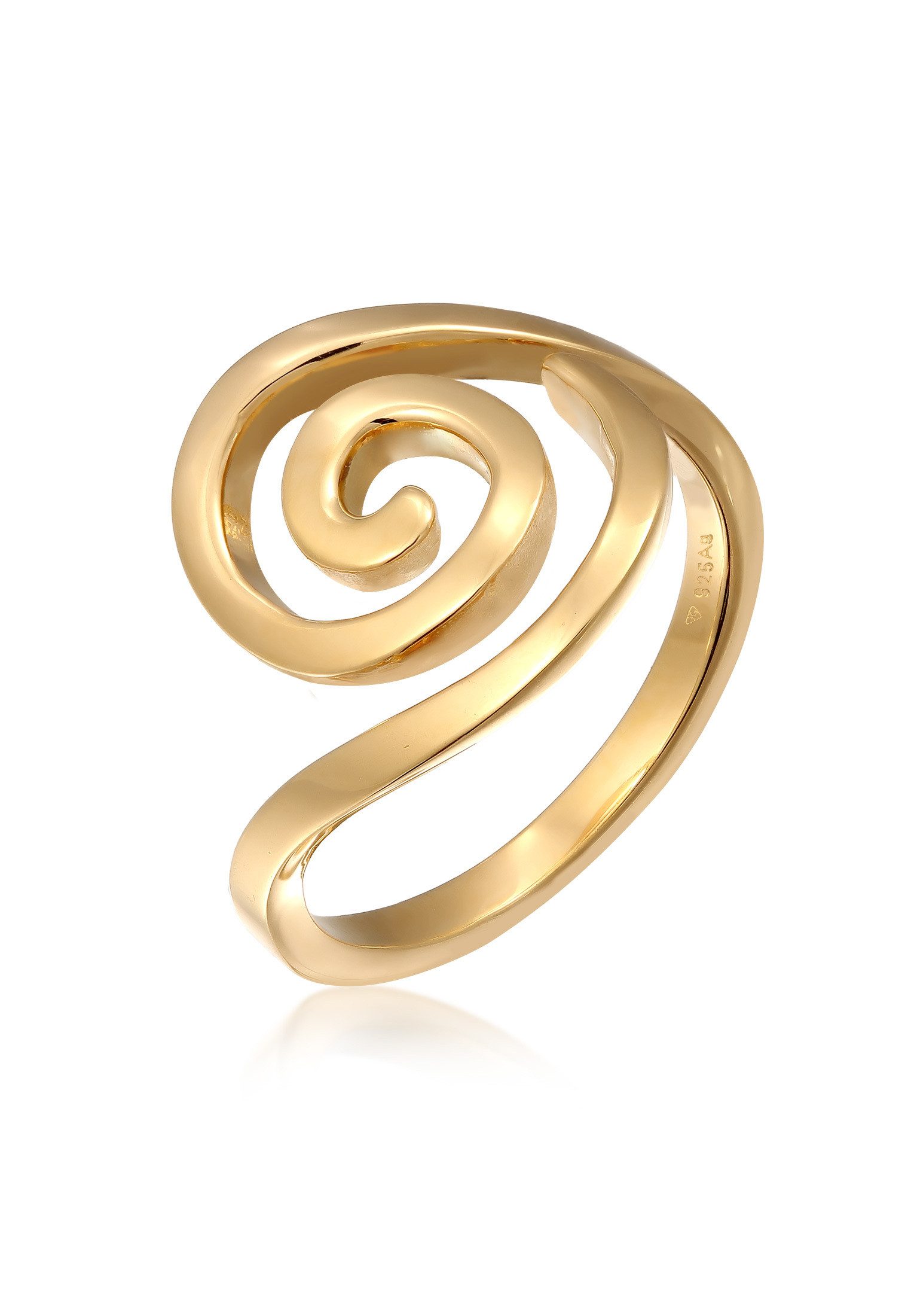 Elli Fingerring Spirale Organic Modern 925 günstig online kaufen