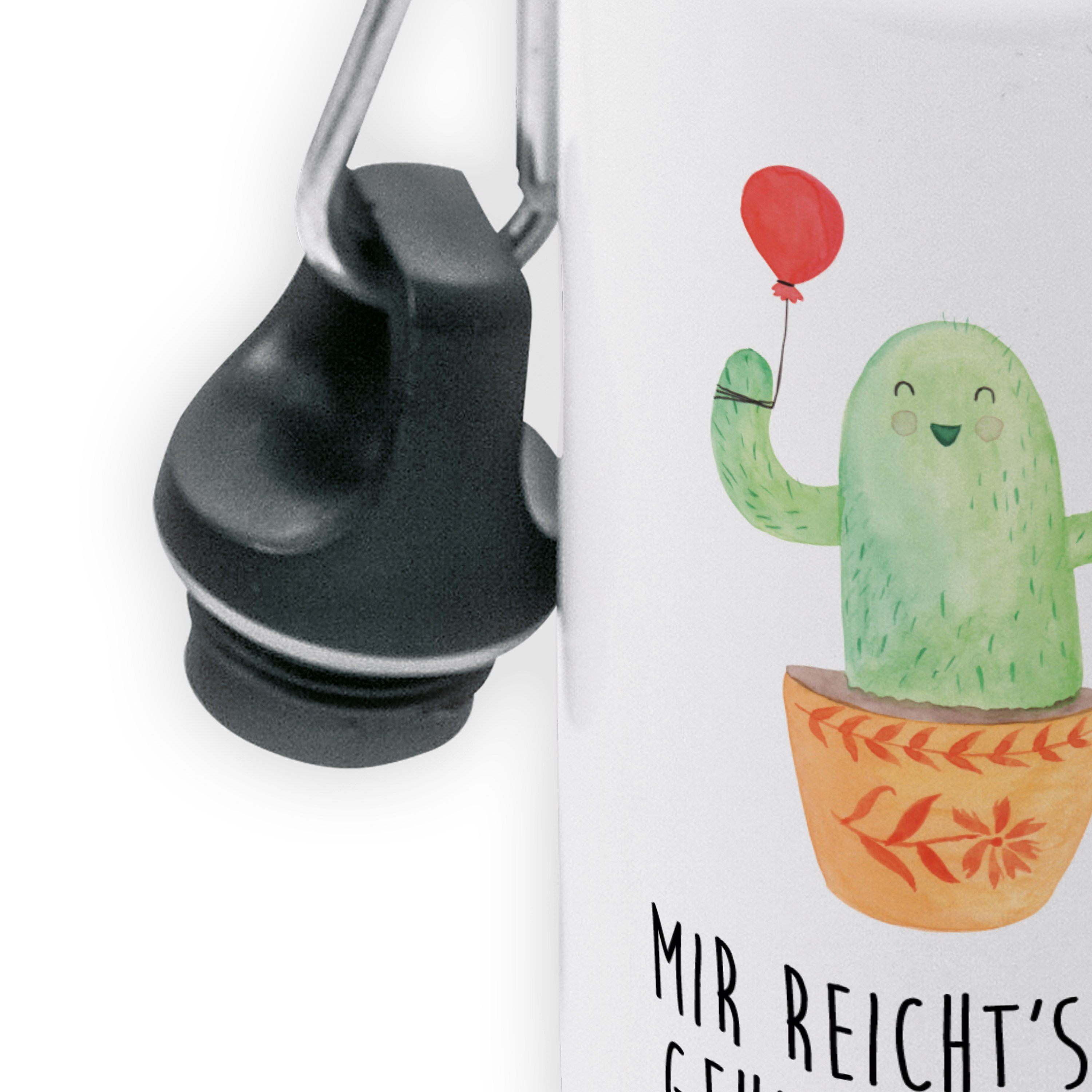 Mr. Trinkflas Geschenk, & Trinkflasche Mrs. Weiß Jungs, Kaktus Kakteen, Luftballon - Kinder - Panda