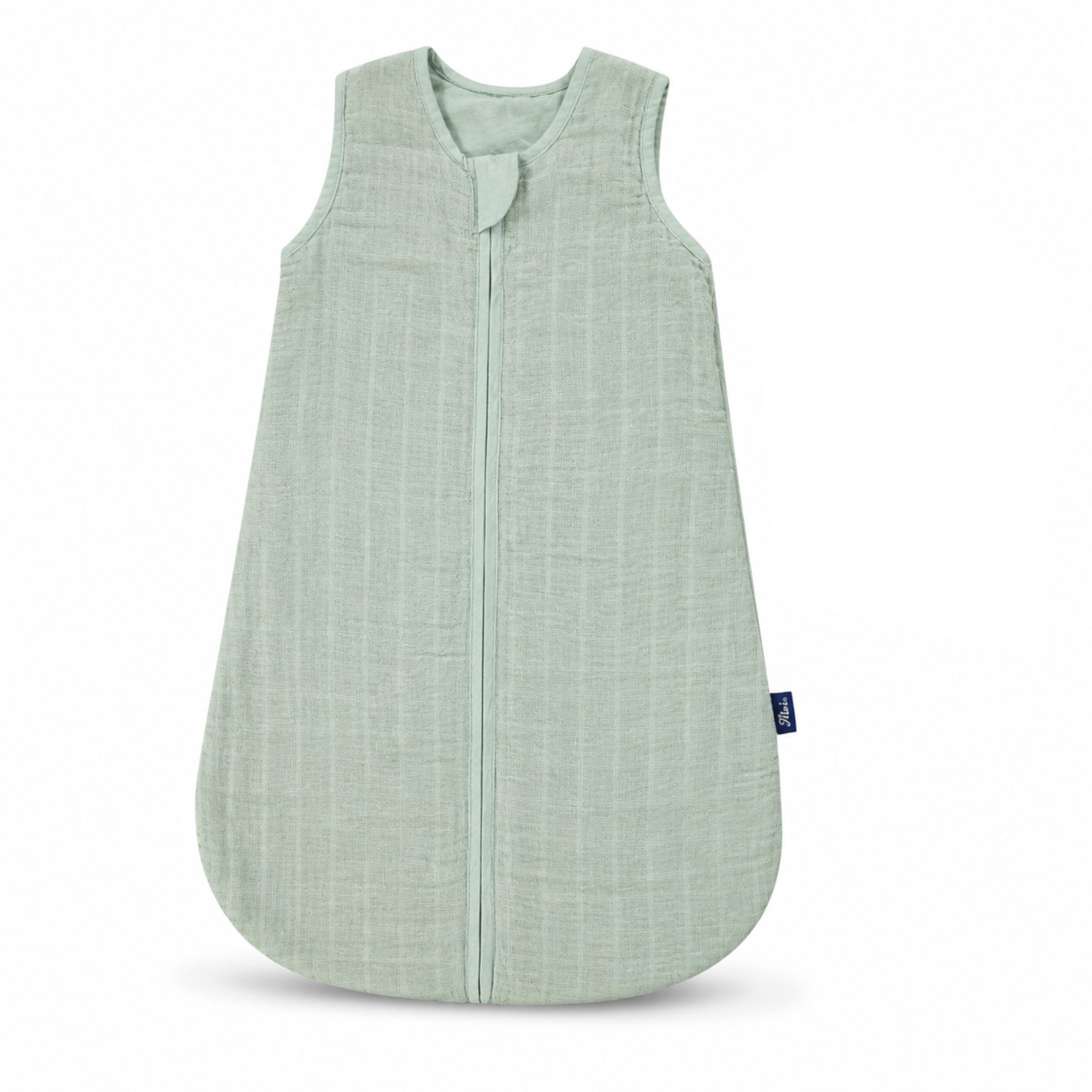 Kinderhaus Blaubaer Babyschlafsack Mull-Schlafsack TOP, atmungsaktives Material aus 100% Baumwolle, Verdeckter Reißverschluss