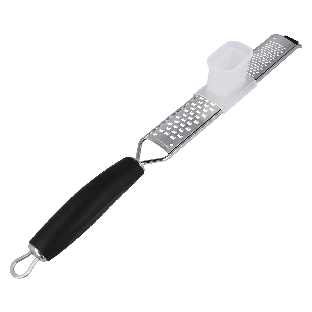 EUROHOME Küchenreibe Universalhobel Küche aus Edelstahl mit zwei Reibeflächen, Edelstahl, (1-St., Reibe 40,2 cm), Reibe für Parmesan - Muskatnussreibe