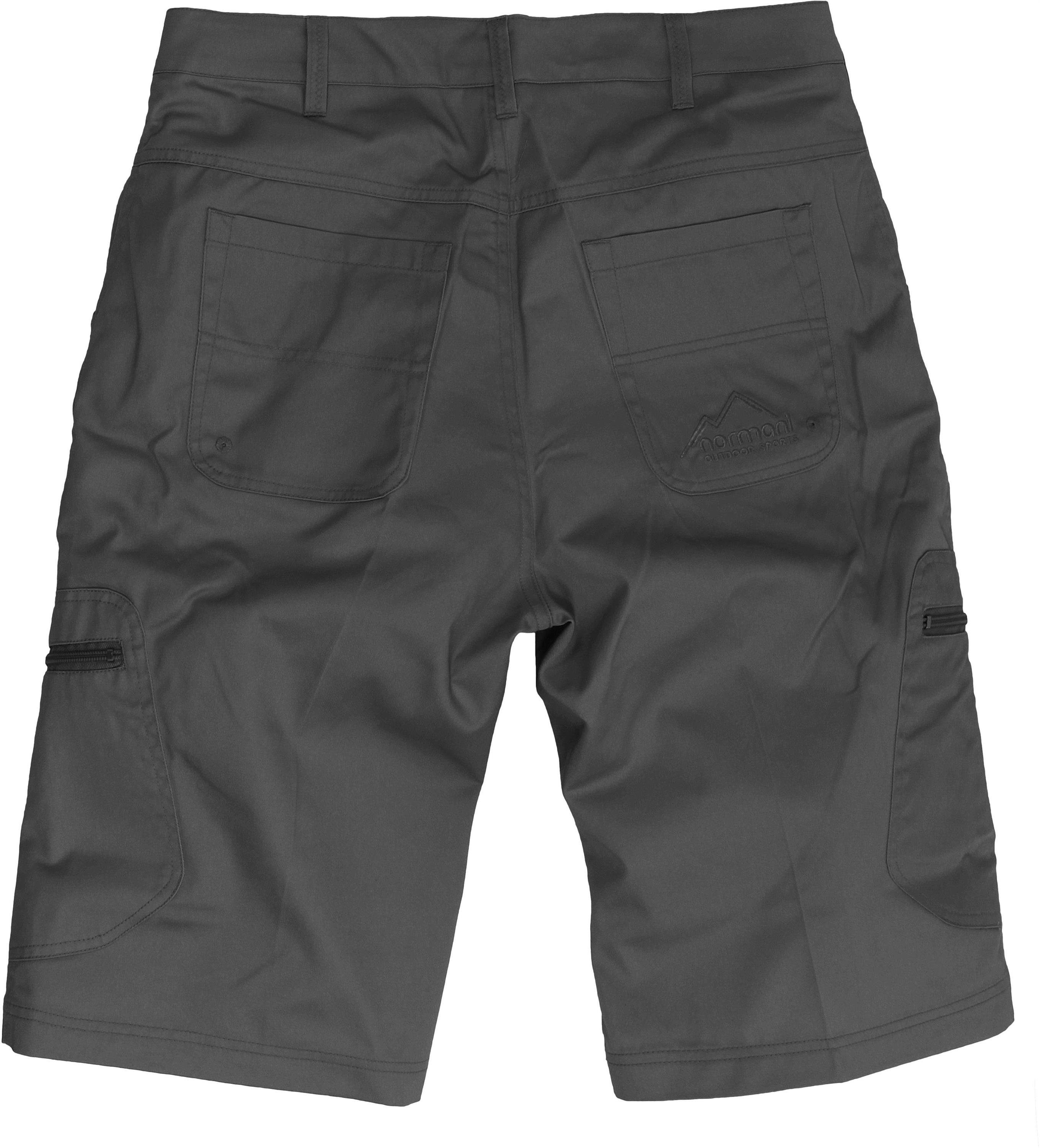 Valley Bermudas mit 50+ BDU mit Shorts Sonnenschutzfaktor Herren Anthrazit UV-Schutz Sommershorts normani